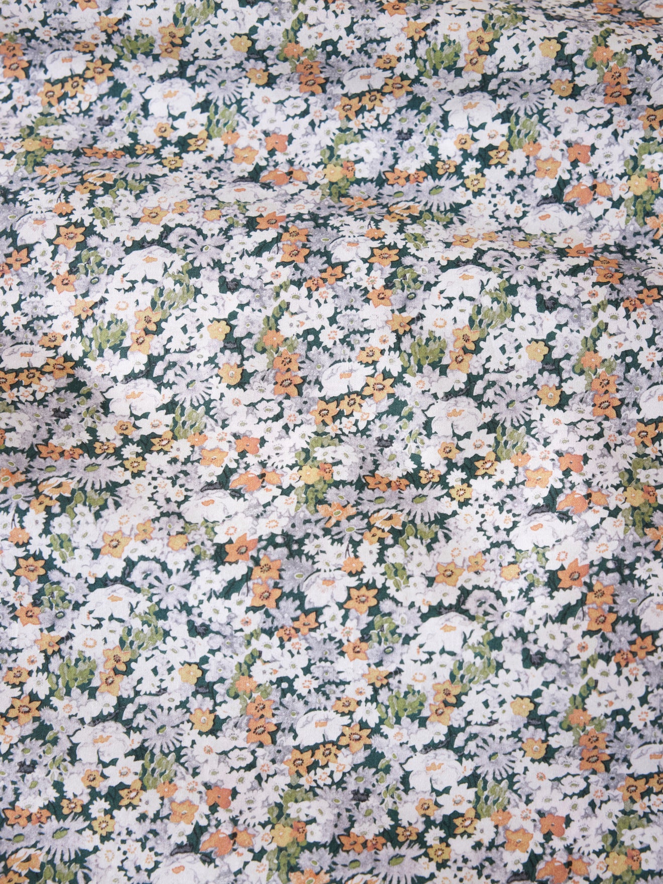 Bettbezug aus Baumwoll-Perkal und Liberty-Stoff « Shasta »