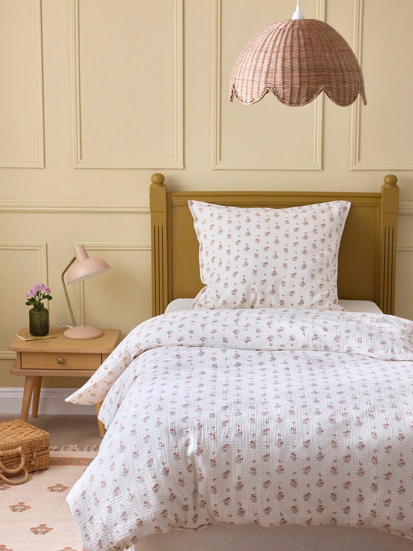 Housse de couette gaze de coton "Bianca"