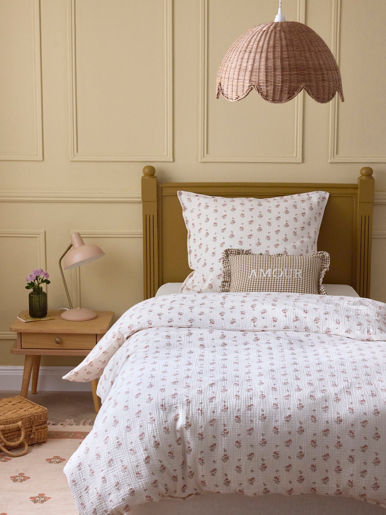 Housse de couette gaze de coton "Bianca"