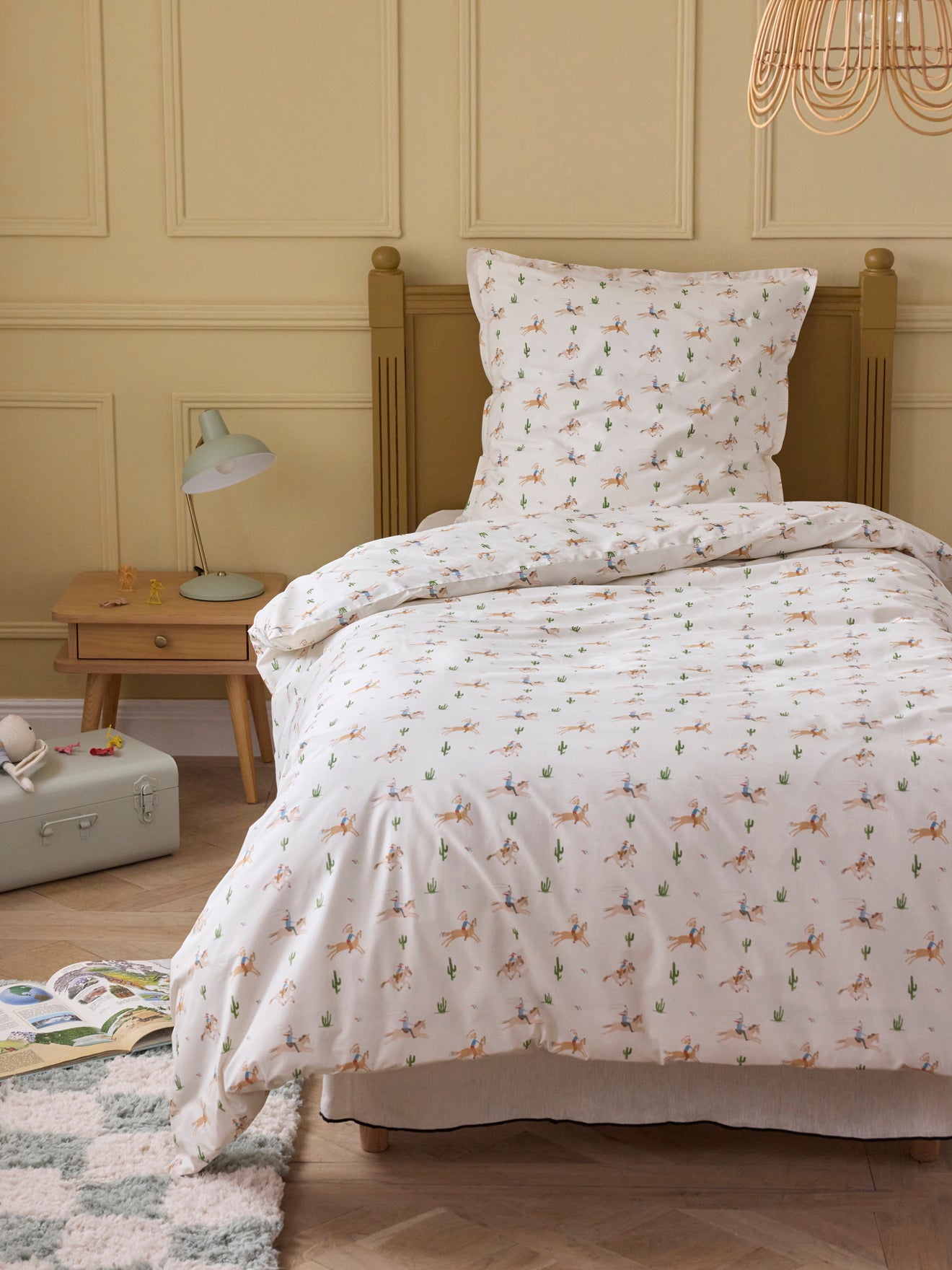 Housse de couette percale de coton "Far West"