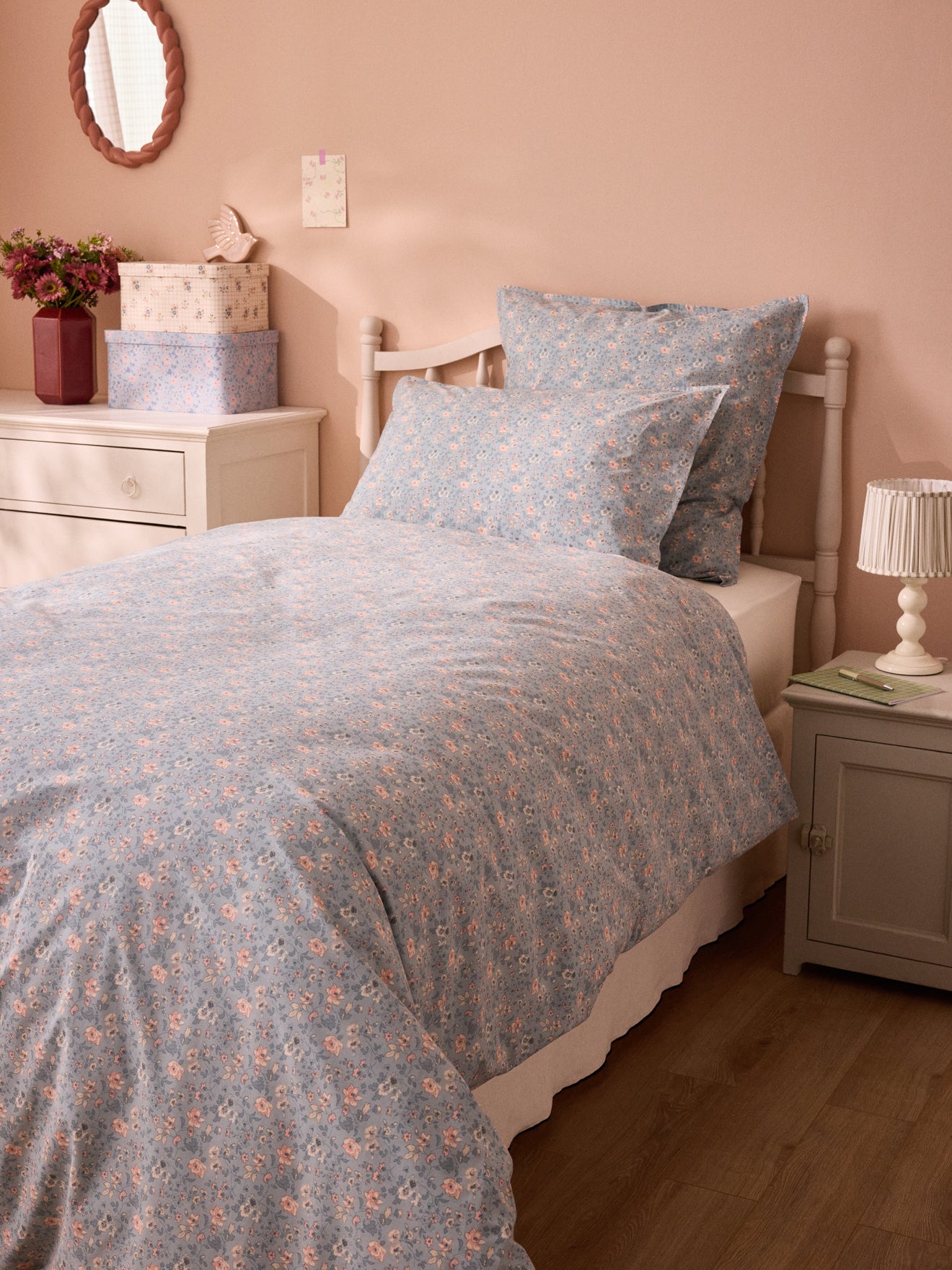 Bettwäsche aus Baumwollperkal "Alma"