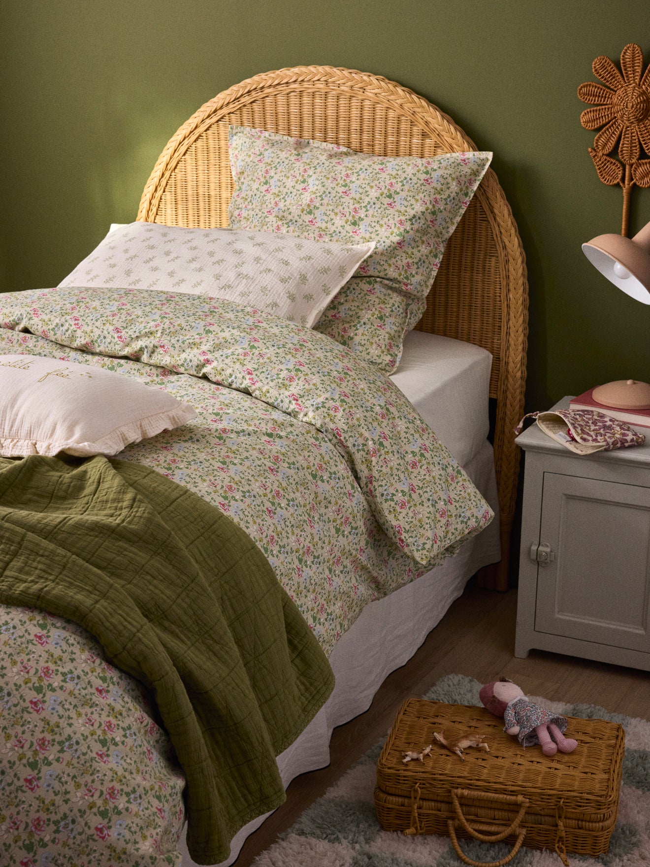 Housse de couette percale de coton "Mélodie"
