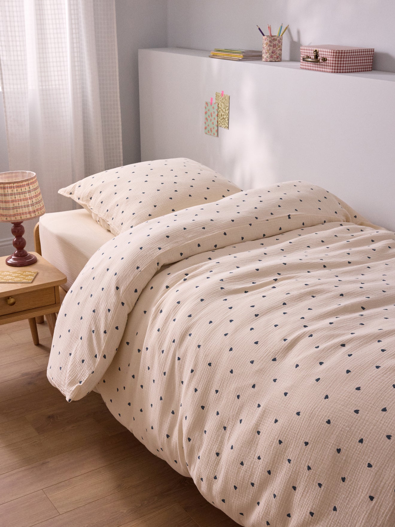 Bettbezug aus Baumwoll-Gaze « Maude »