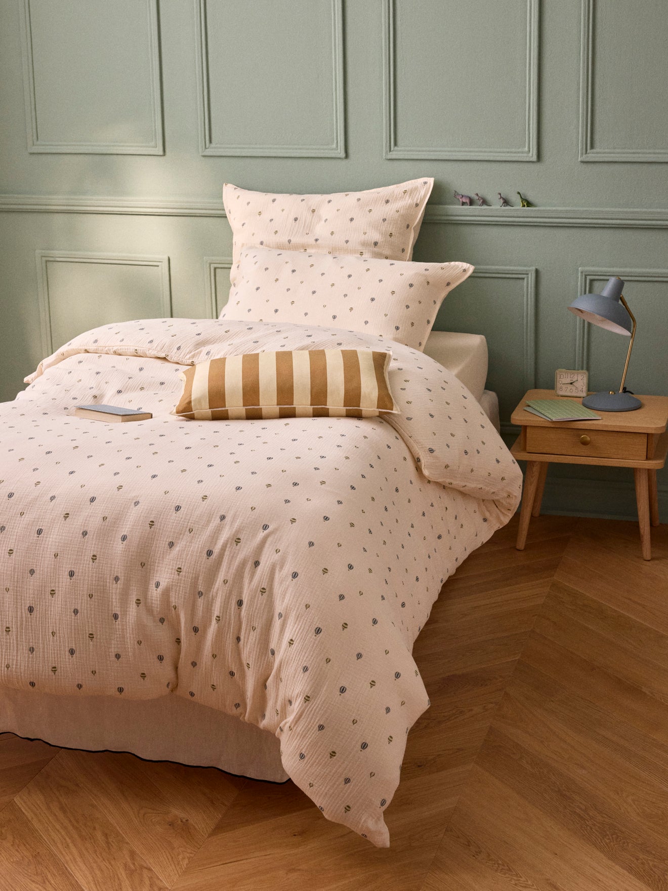 Bettbezug aus Baumwoll-Gaze « Milan »