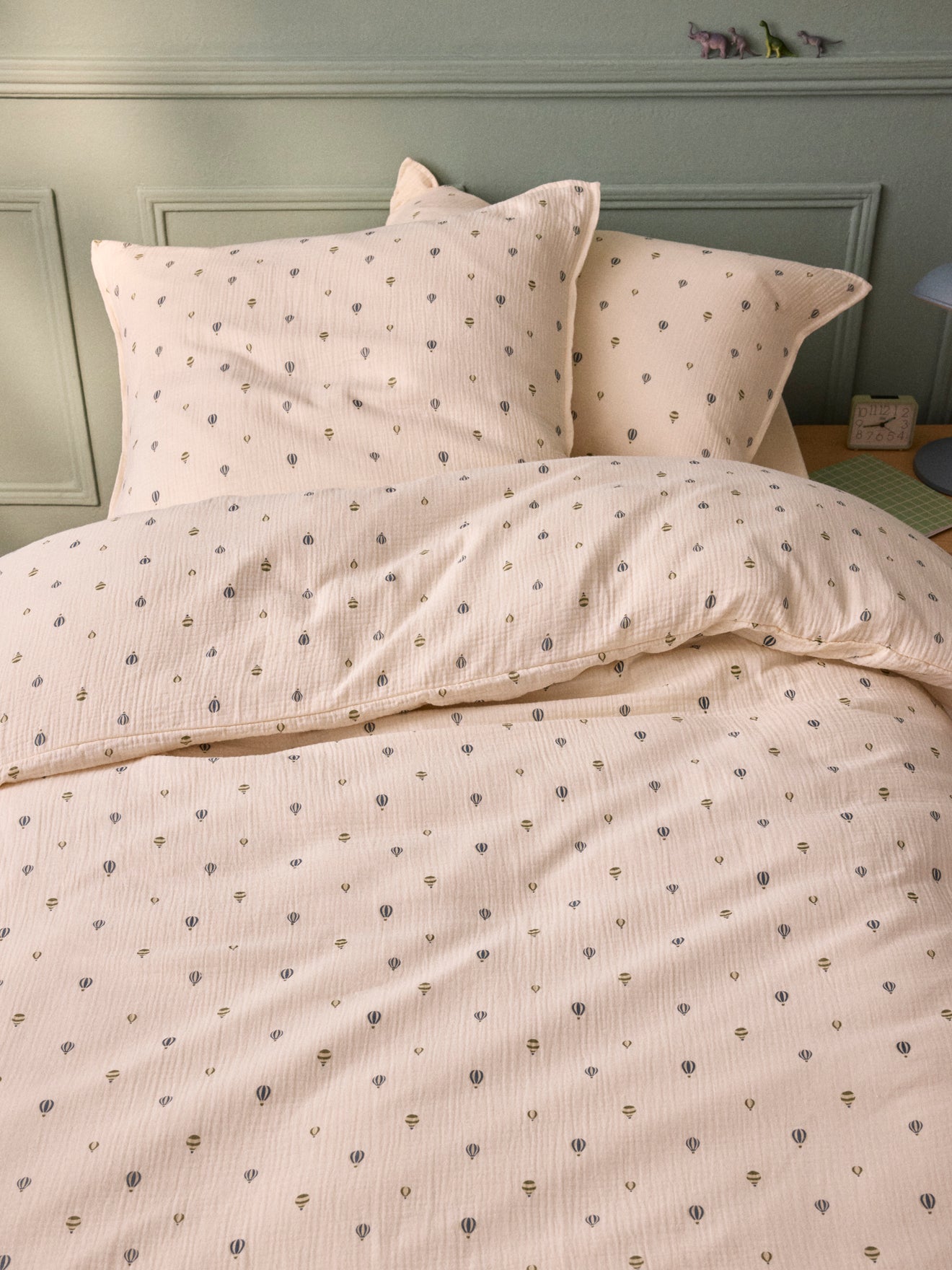 Bettbezug aus Baumwoll-Gaze « Milan »