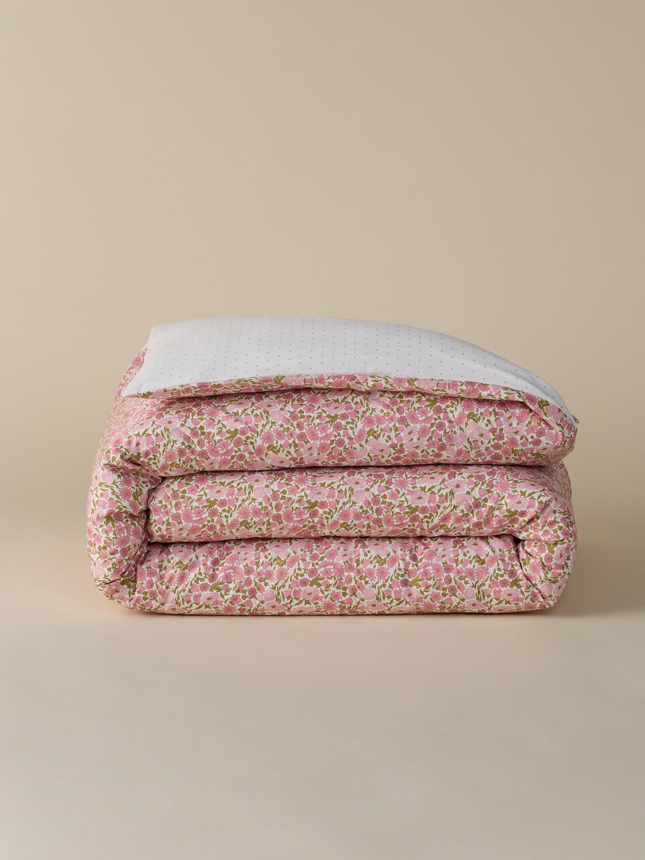 Bettbezug aus Liberty-Stoff Poppy and Daisy
