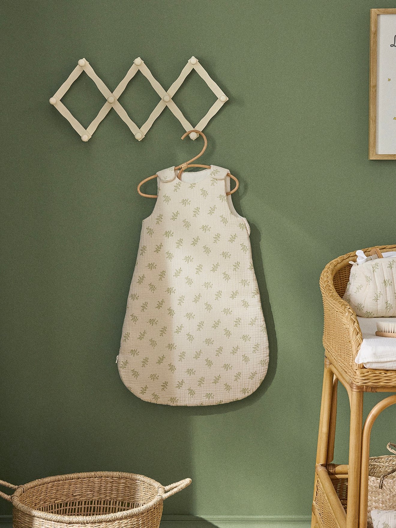 Strampelsack aus Bio-Baumwolle und Gaze