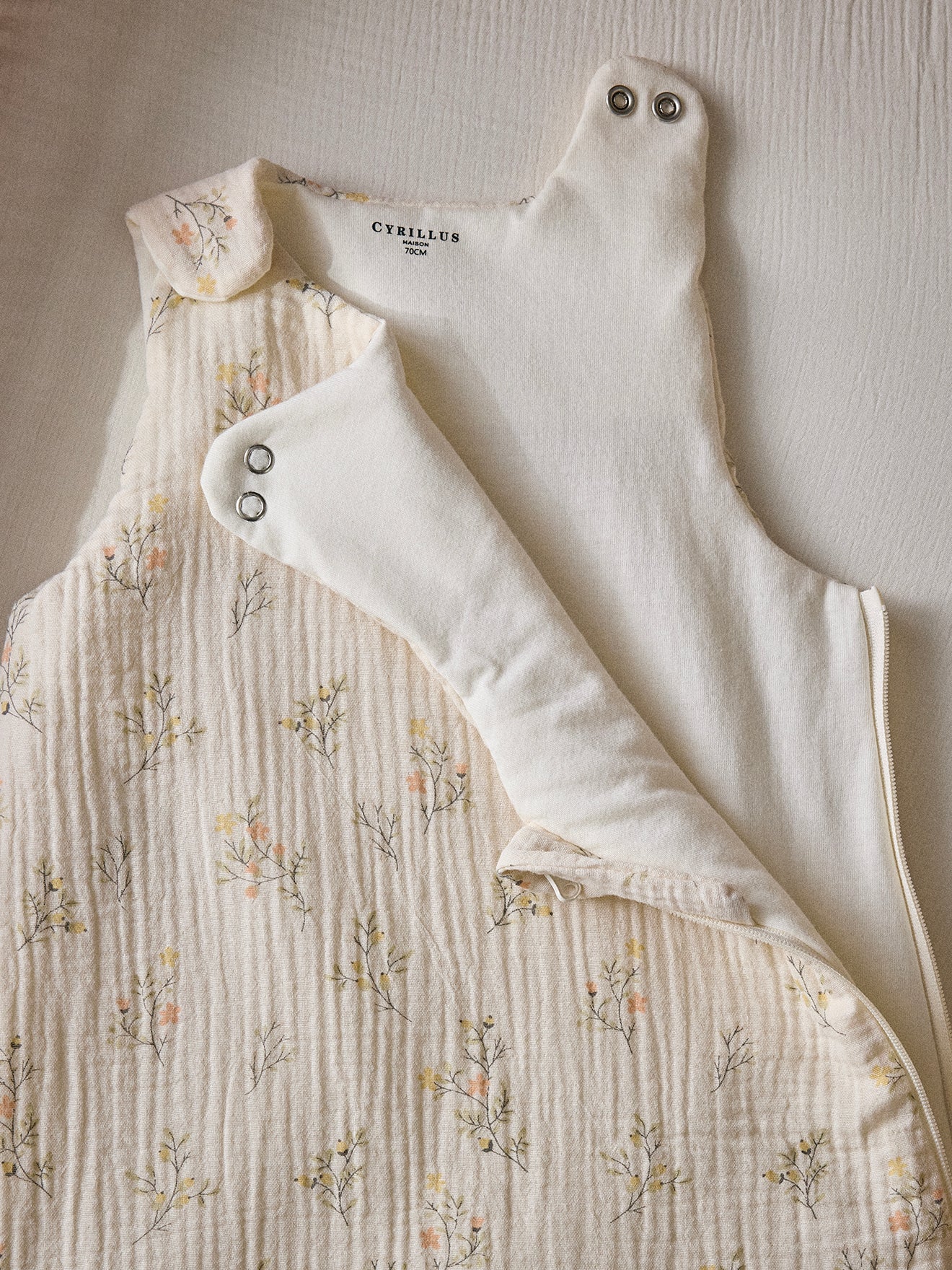 Strampelsack aus Bio-Baumwoll-Gaze TOG 2