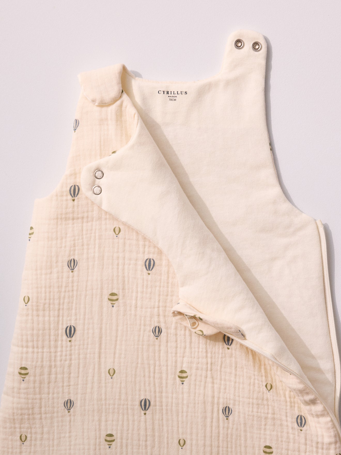 Strampelsack aus Bio-Baumwoll-Gaze TOG 2