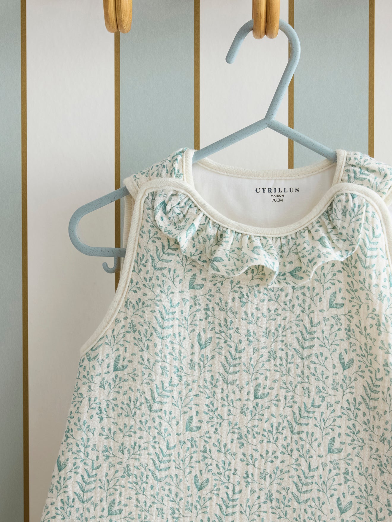 Gigoteuse col froufrou gaze de coton bio - TOG 2