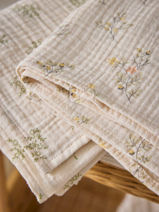 Lange gaze de coton biologique par lot de 2