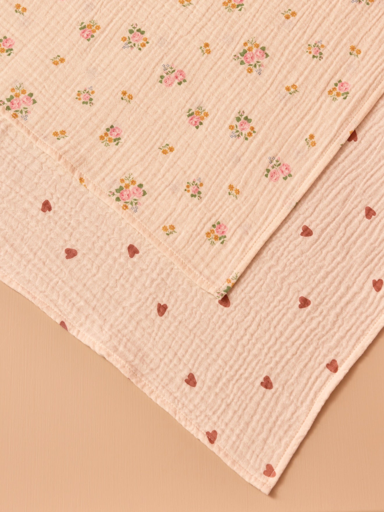 Lange gaze de coton biologique par lot de 2