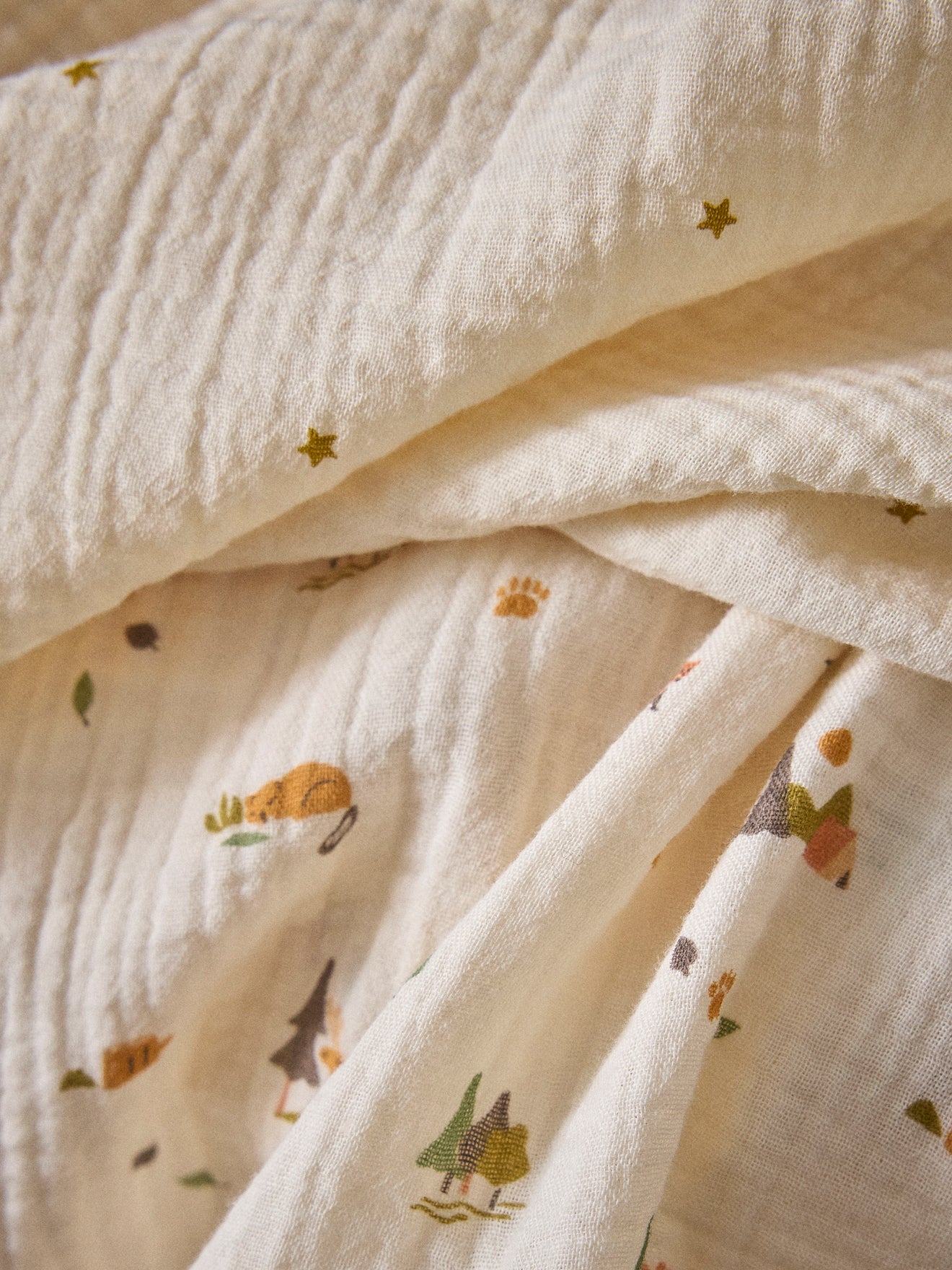 Wickeltuch aus Musselin im 2er-Set