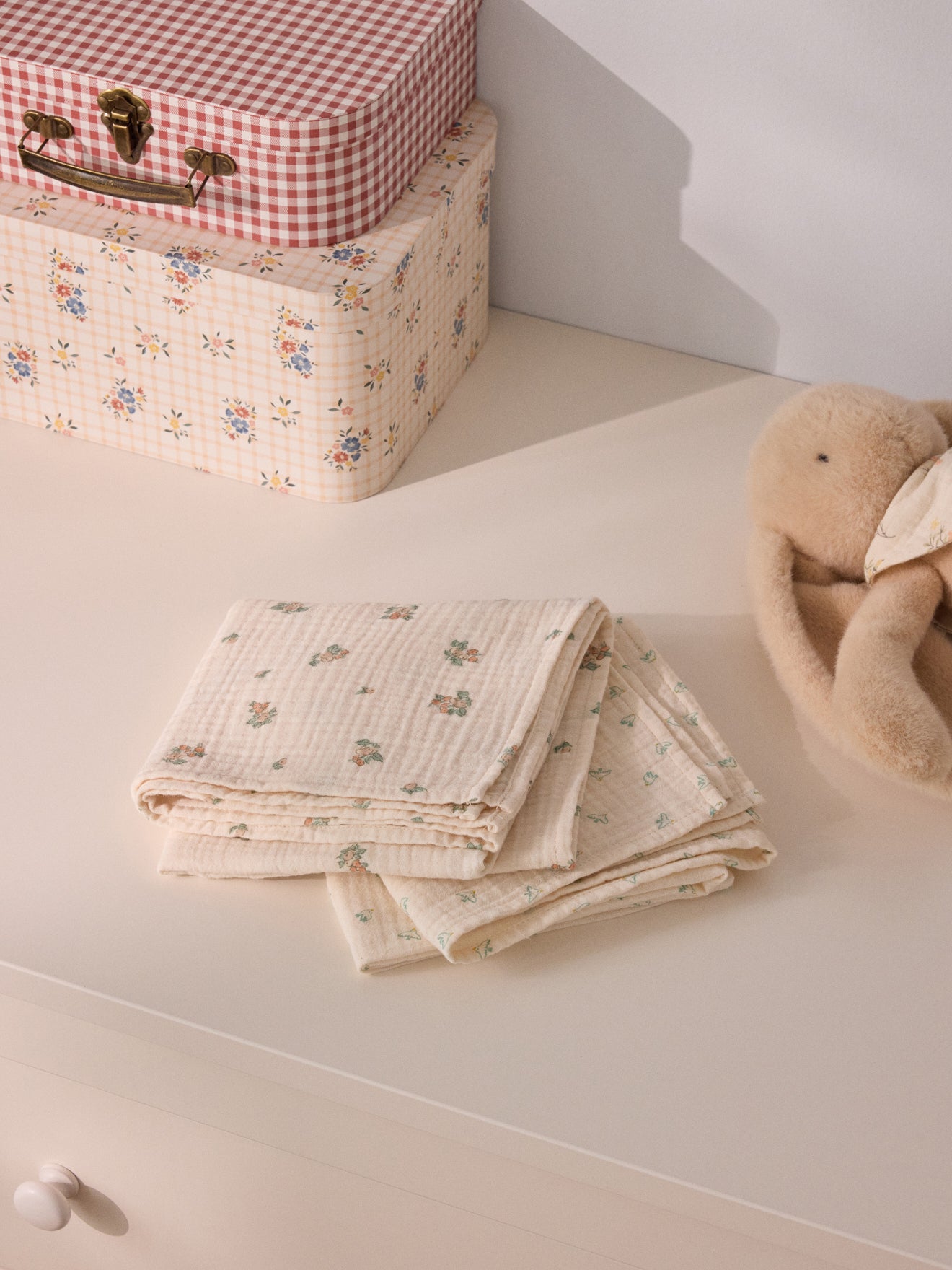 Wickeltuch aus Musselin im 2er-Set