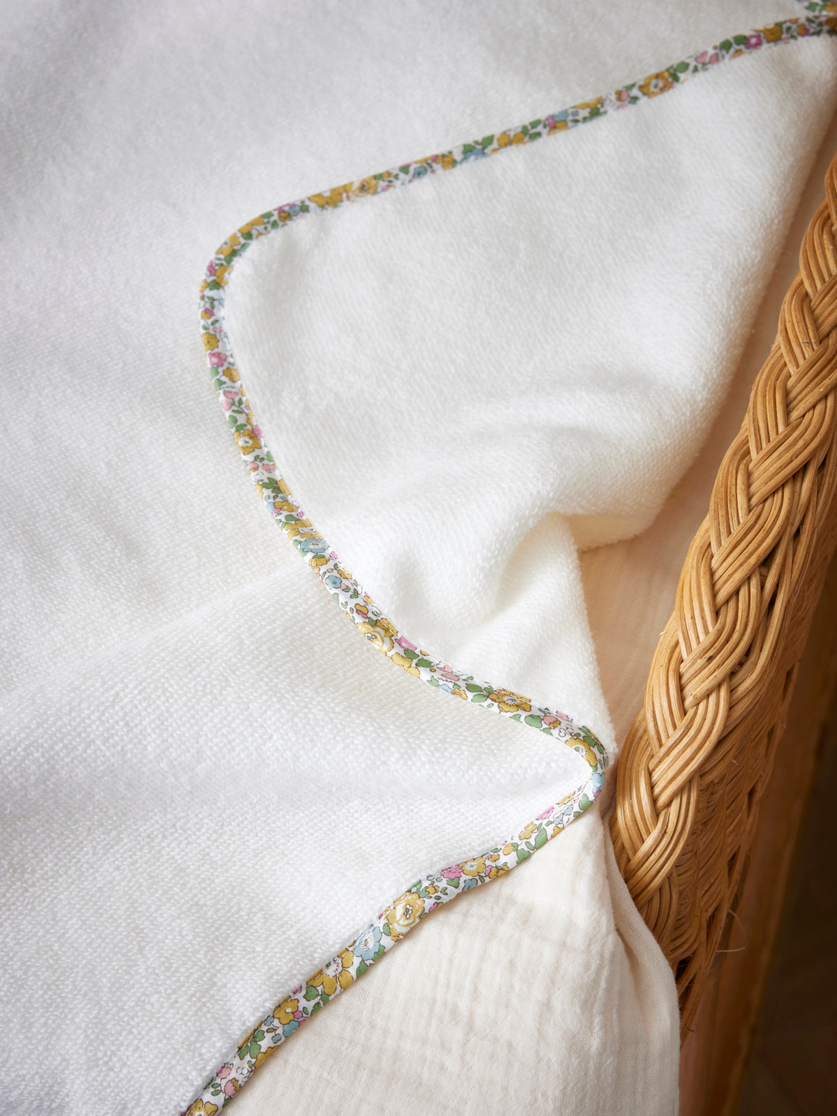 Cape de bain bébé tissu Liberty