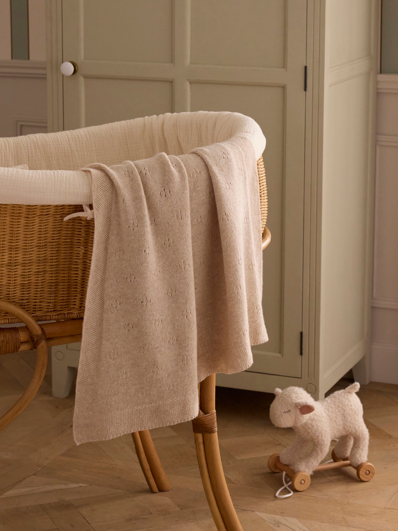 Baby-Plaid aus Lammwolle