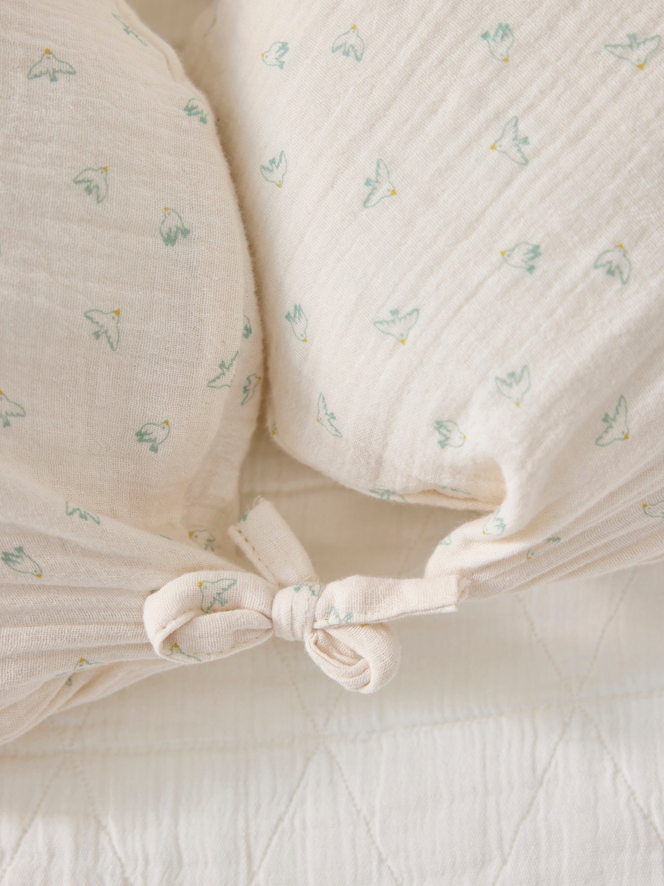 Stillkissen aus Baumwoll-Gaze