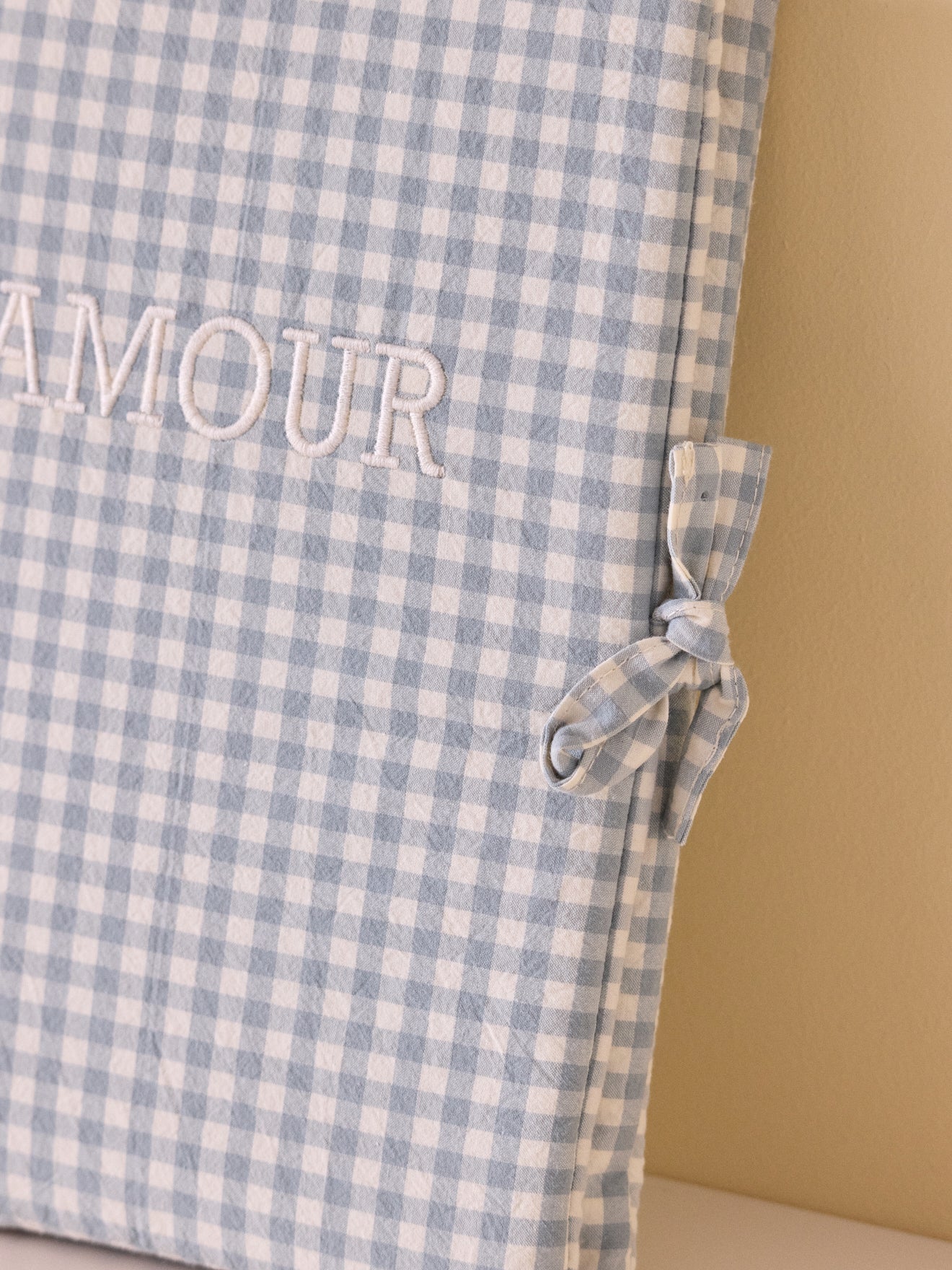 Hülle für das Gesundheitsheft aus Vichy-Baumwollgaze