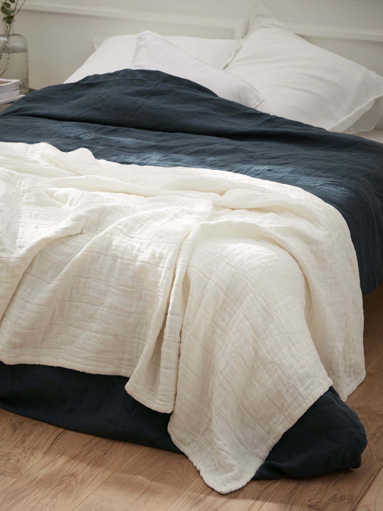 Tagesdecke aus Baumwoll-Pikee