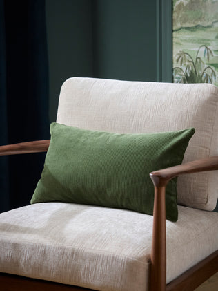 Housse de coussin velours côtelé