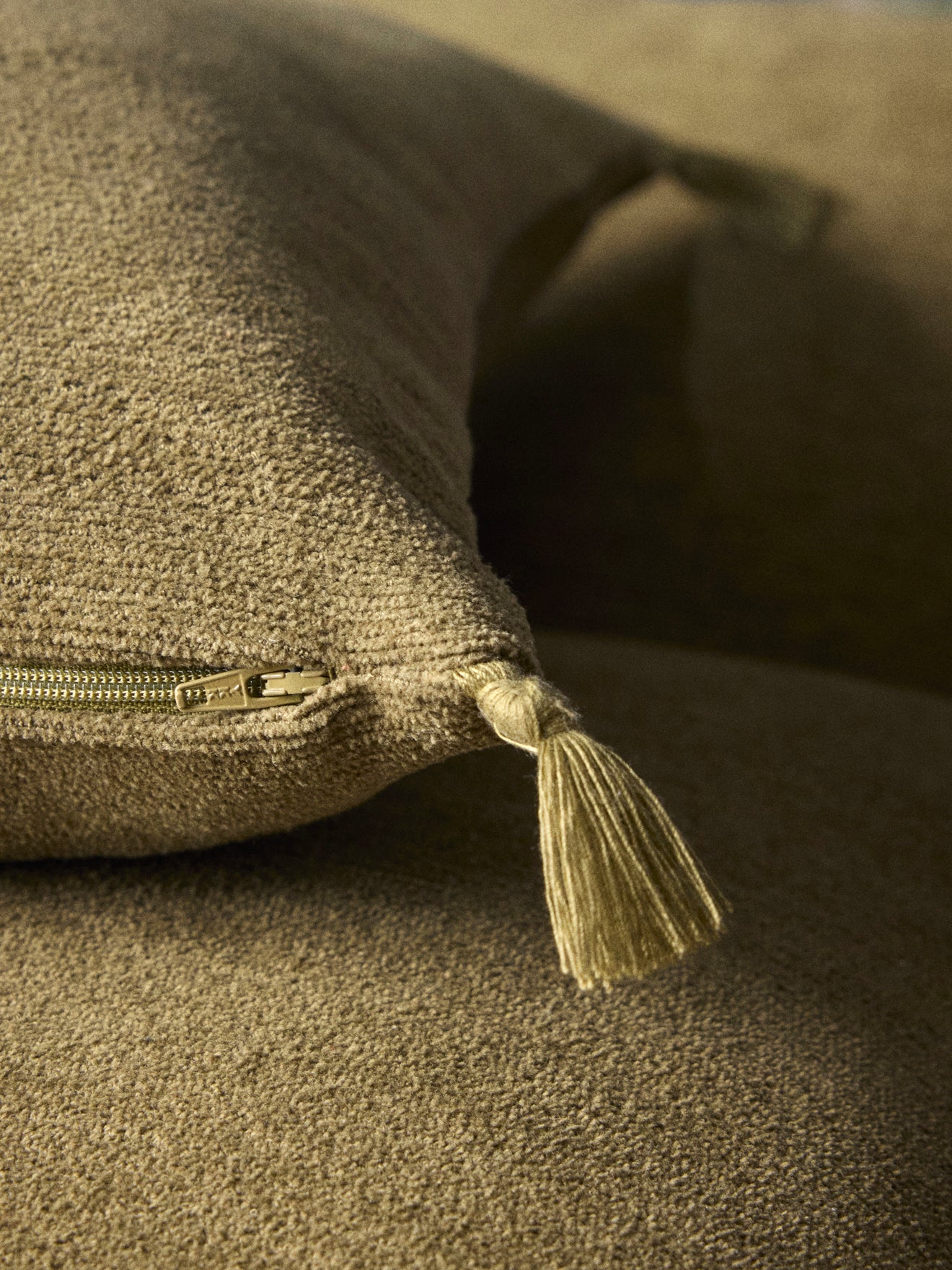 Kissenbezug aus Chenille-Baumwolle