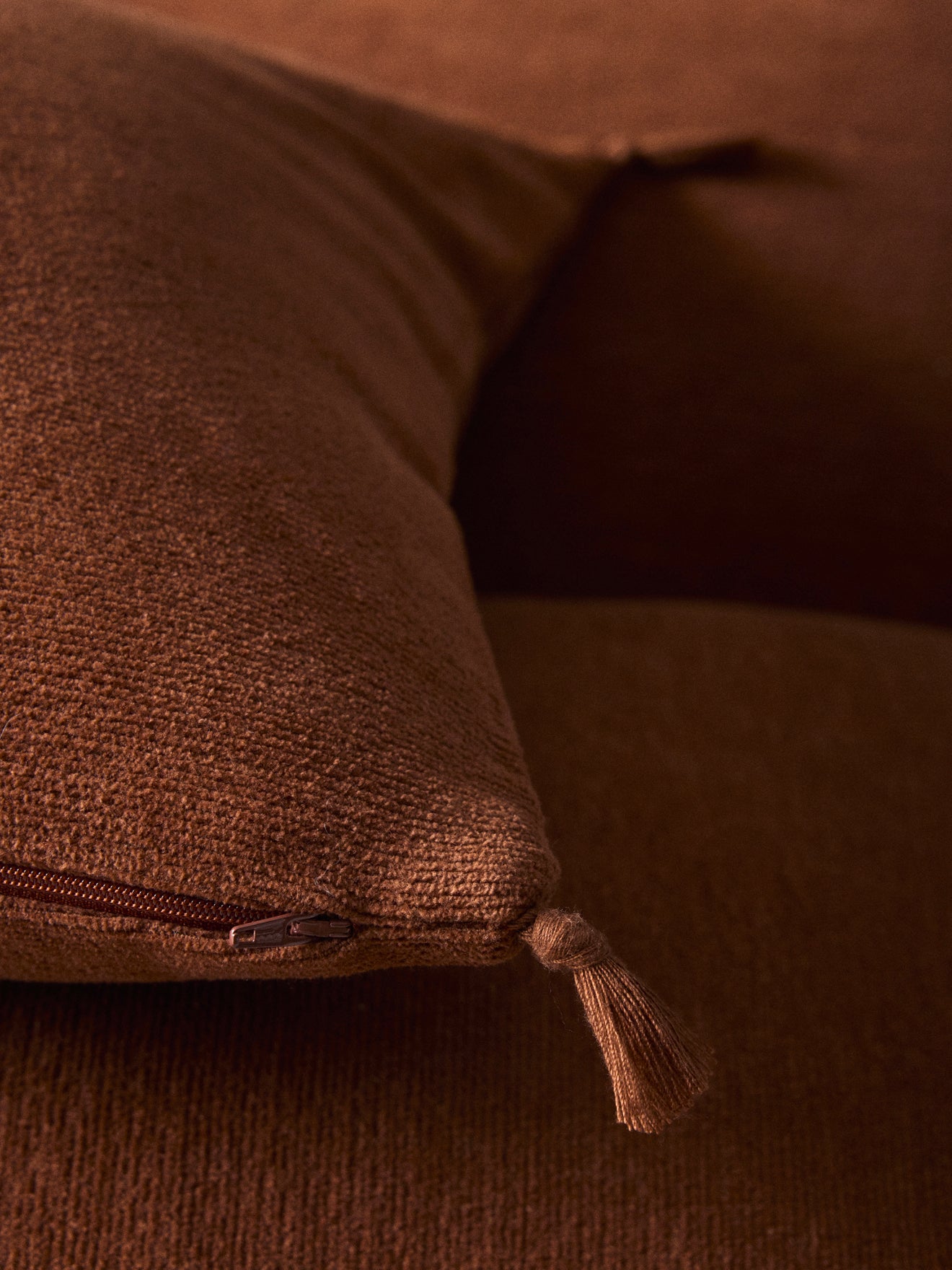 Kissenbezug aus Chenille-Baumwolle