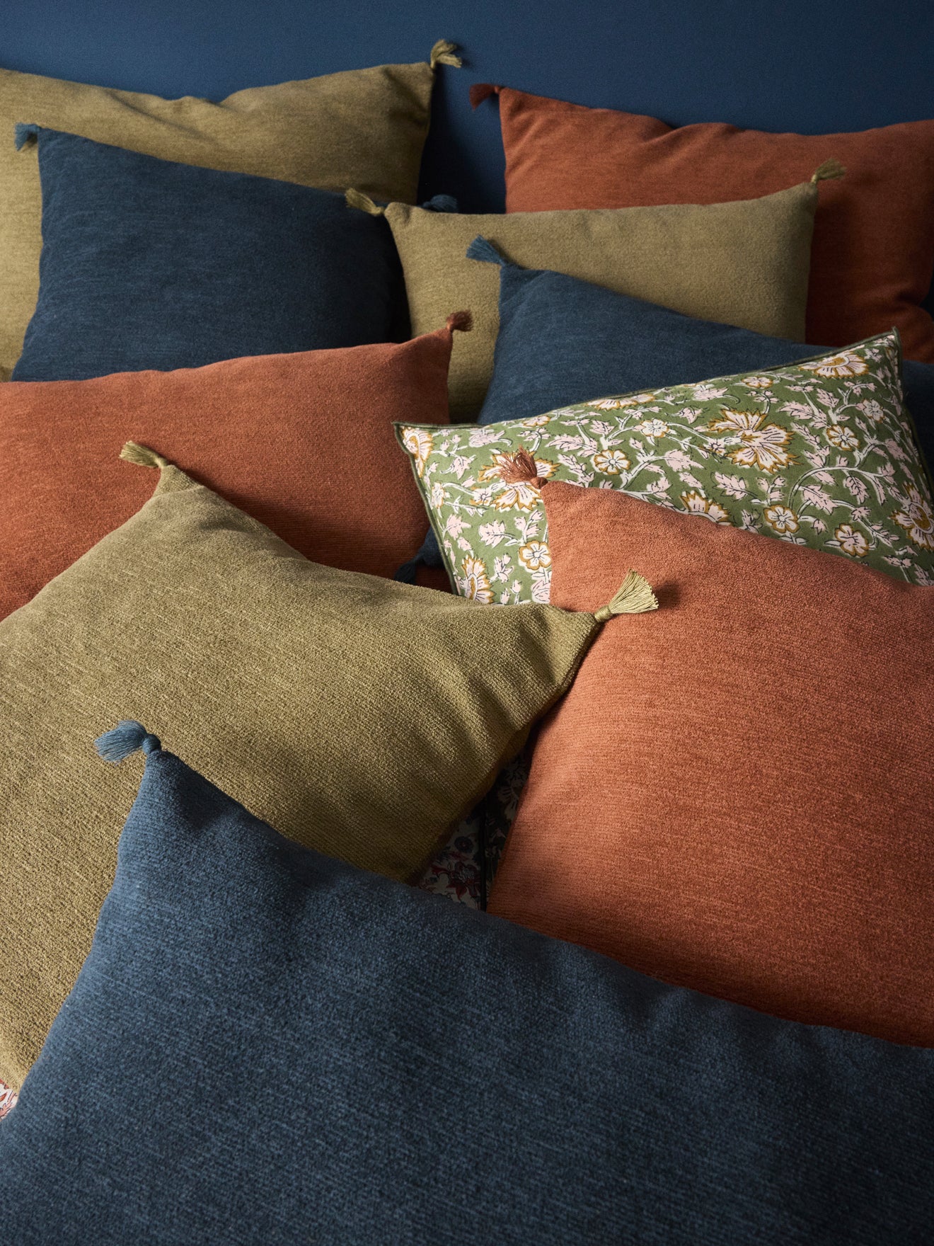 Kissenbezug aus Chenille-Baumwolle