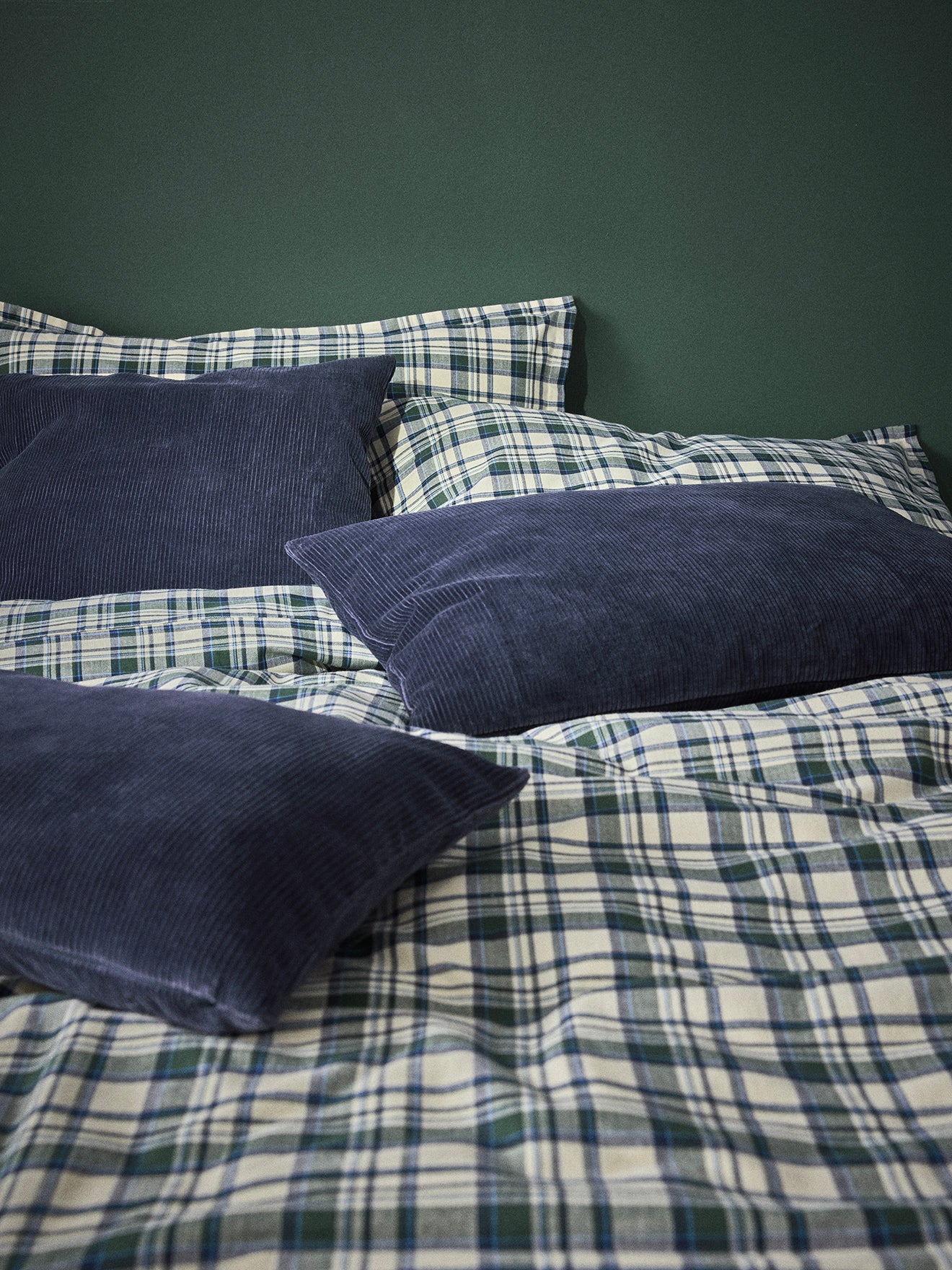 Kissenhülle aus Corduroy