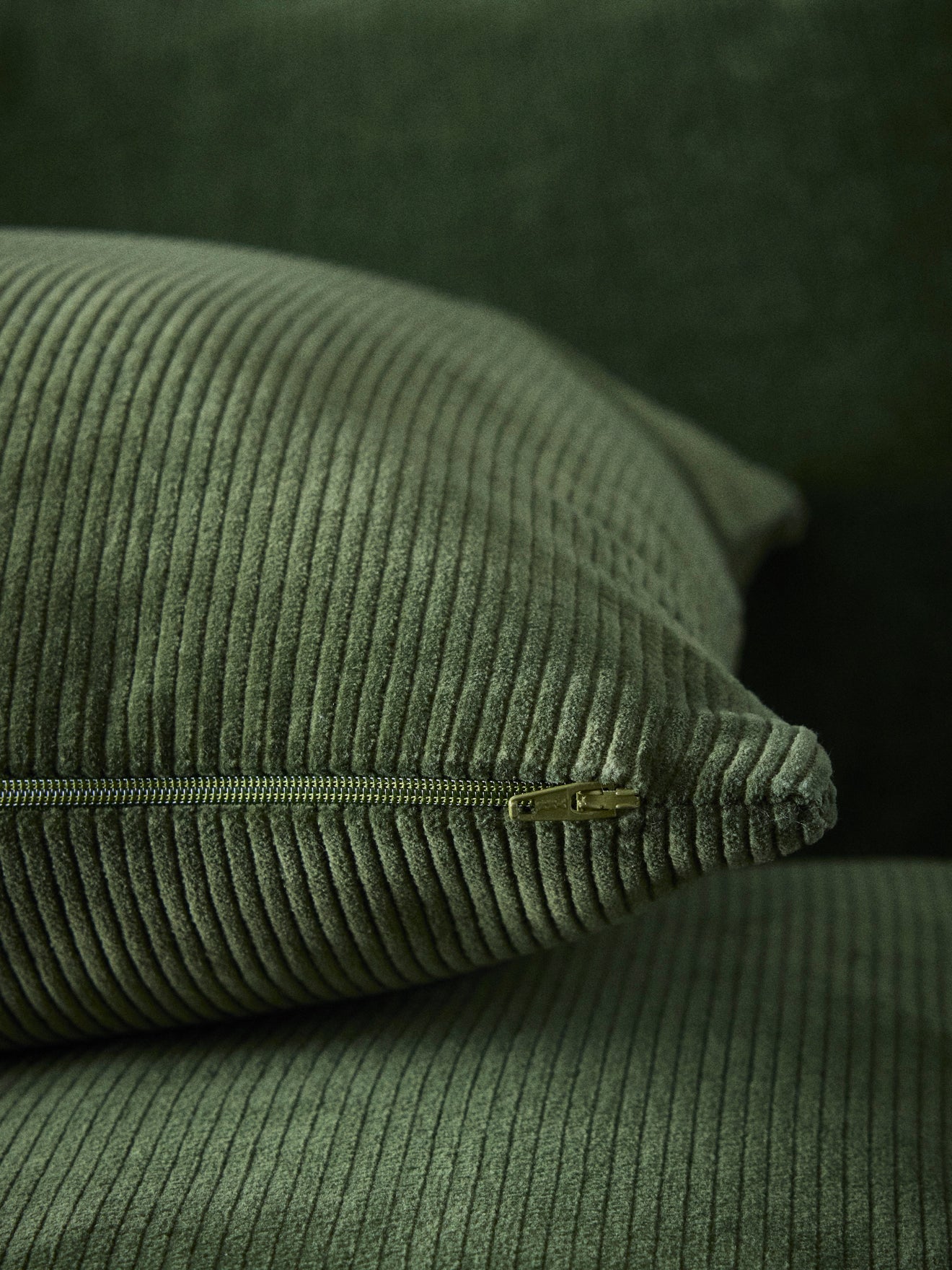 Kissenhülle aus Corduroy