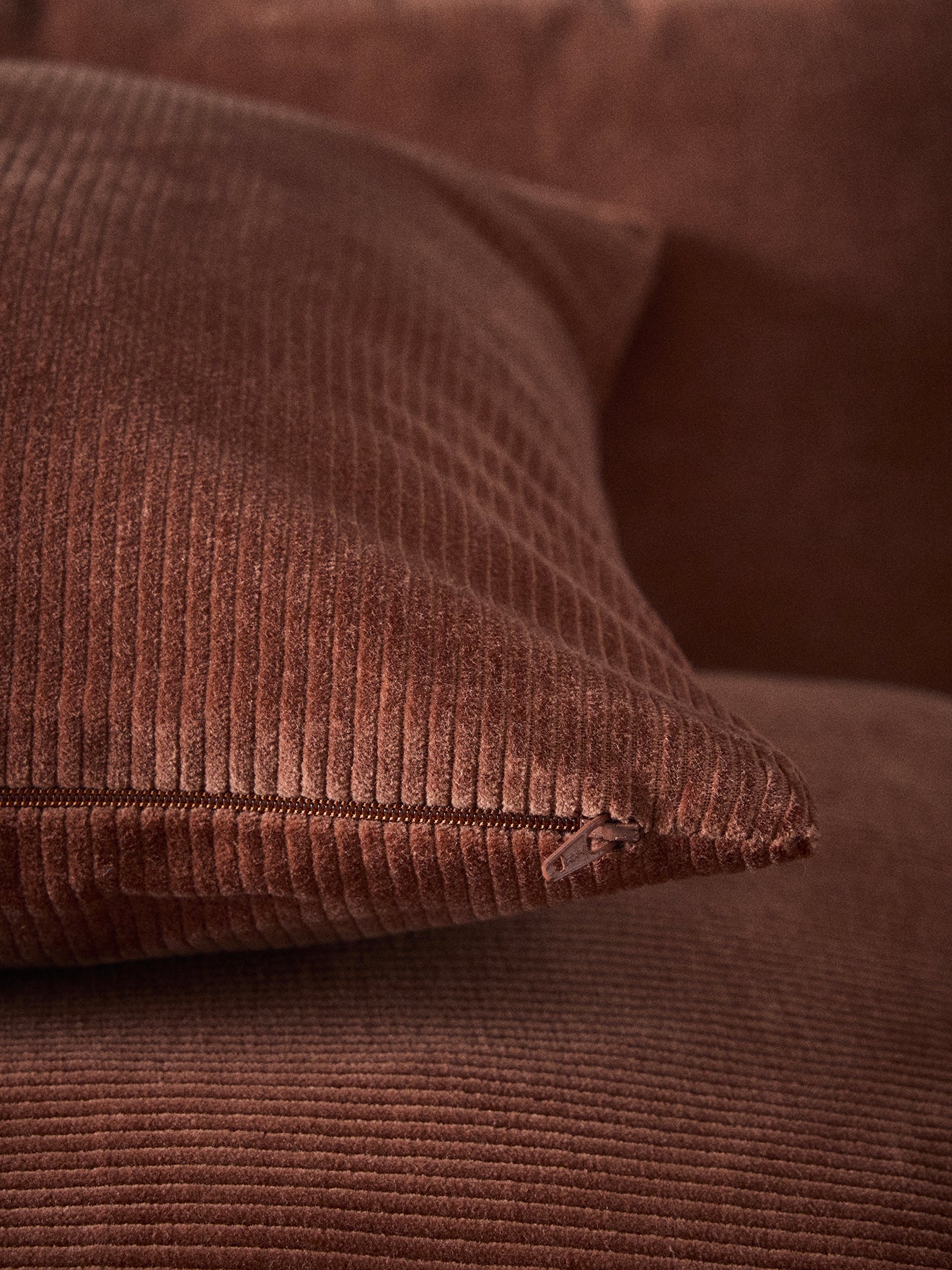 Kissenhülle aus Corduroy