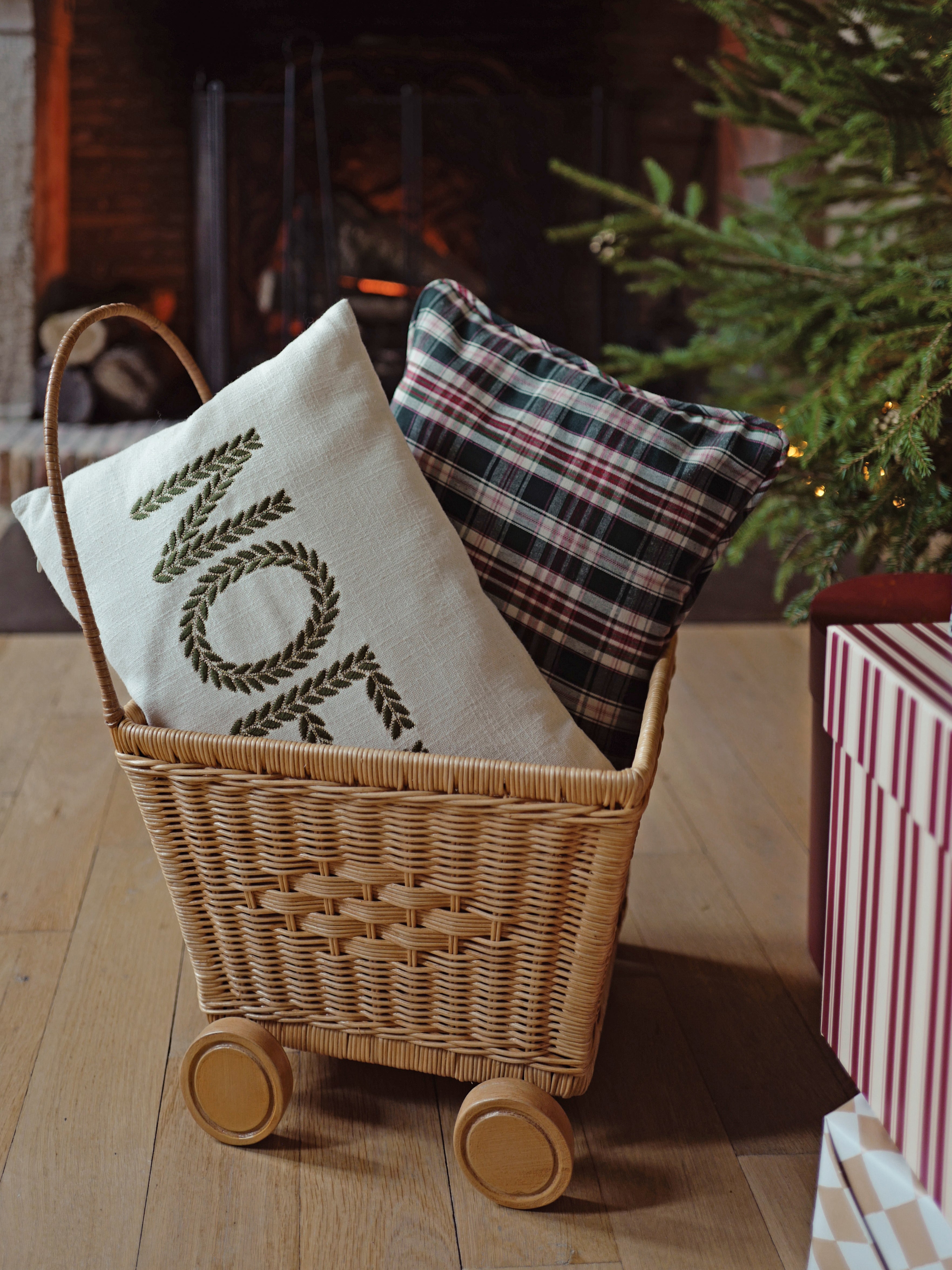 Kissenhülle im Tartan-Stil – Weihnachtskollektion