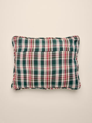 Housse de coussin en tartan - Collection Noël