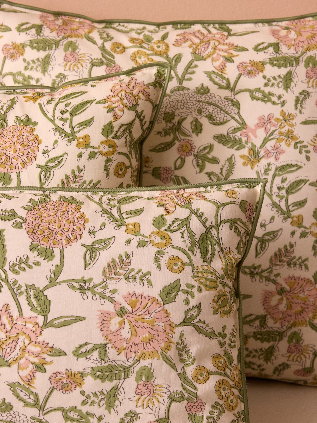 Kissenbezug mit indischem Print