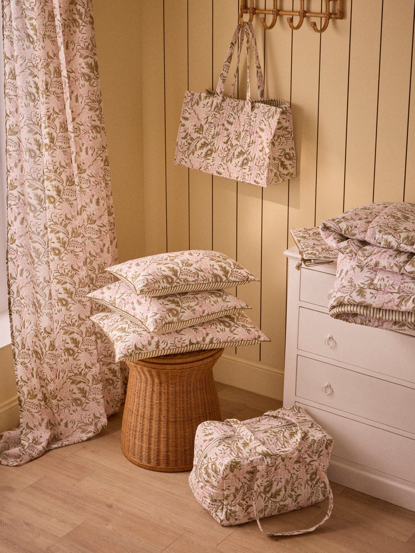 Kissenbezug mit indischem Print