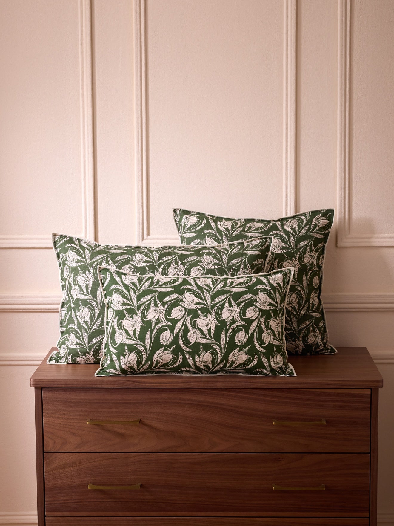 Housse de coussin imprimée "Lucie"
