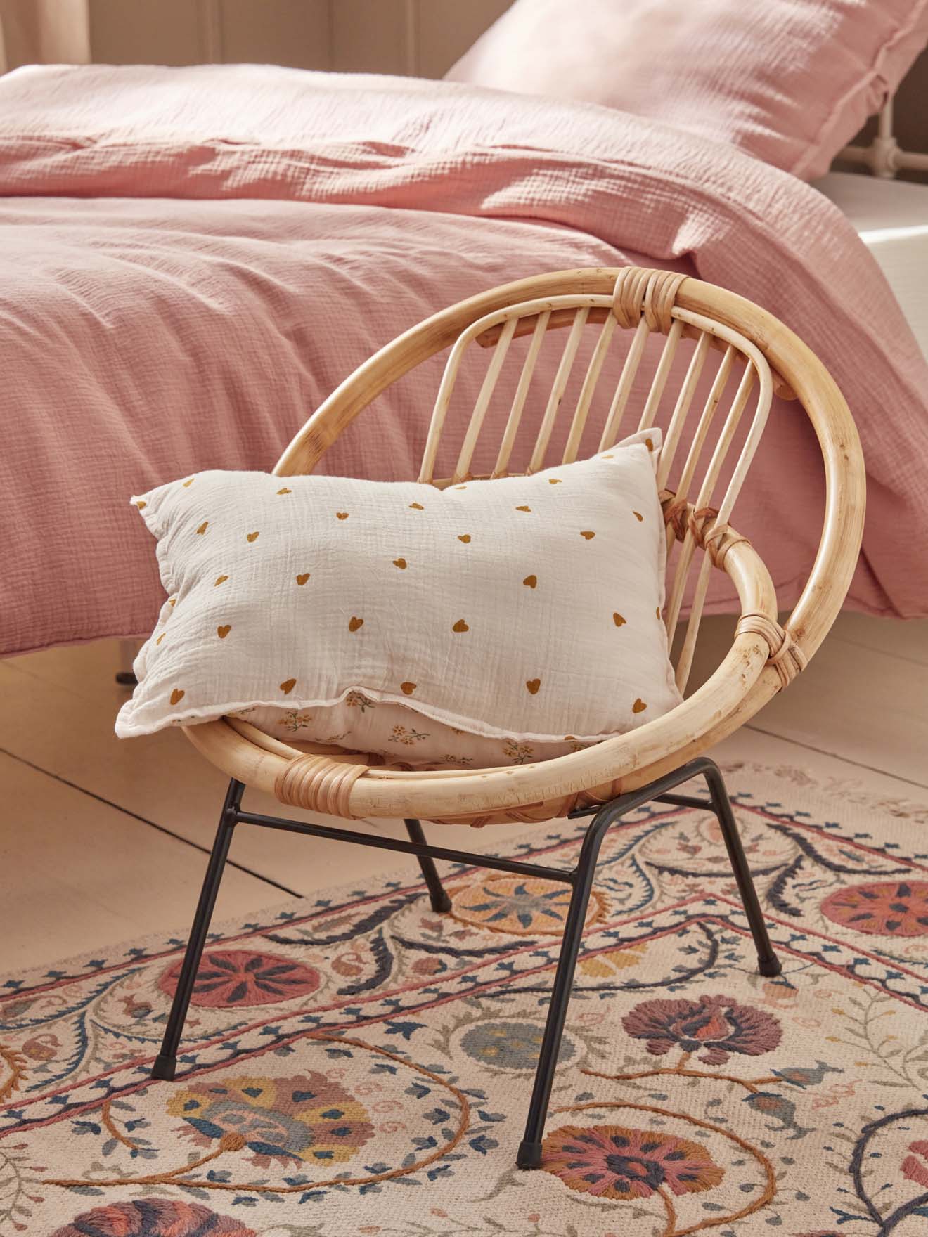 Fauteuil enfant en rotin