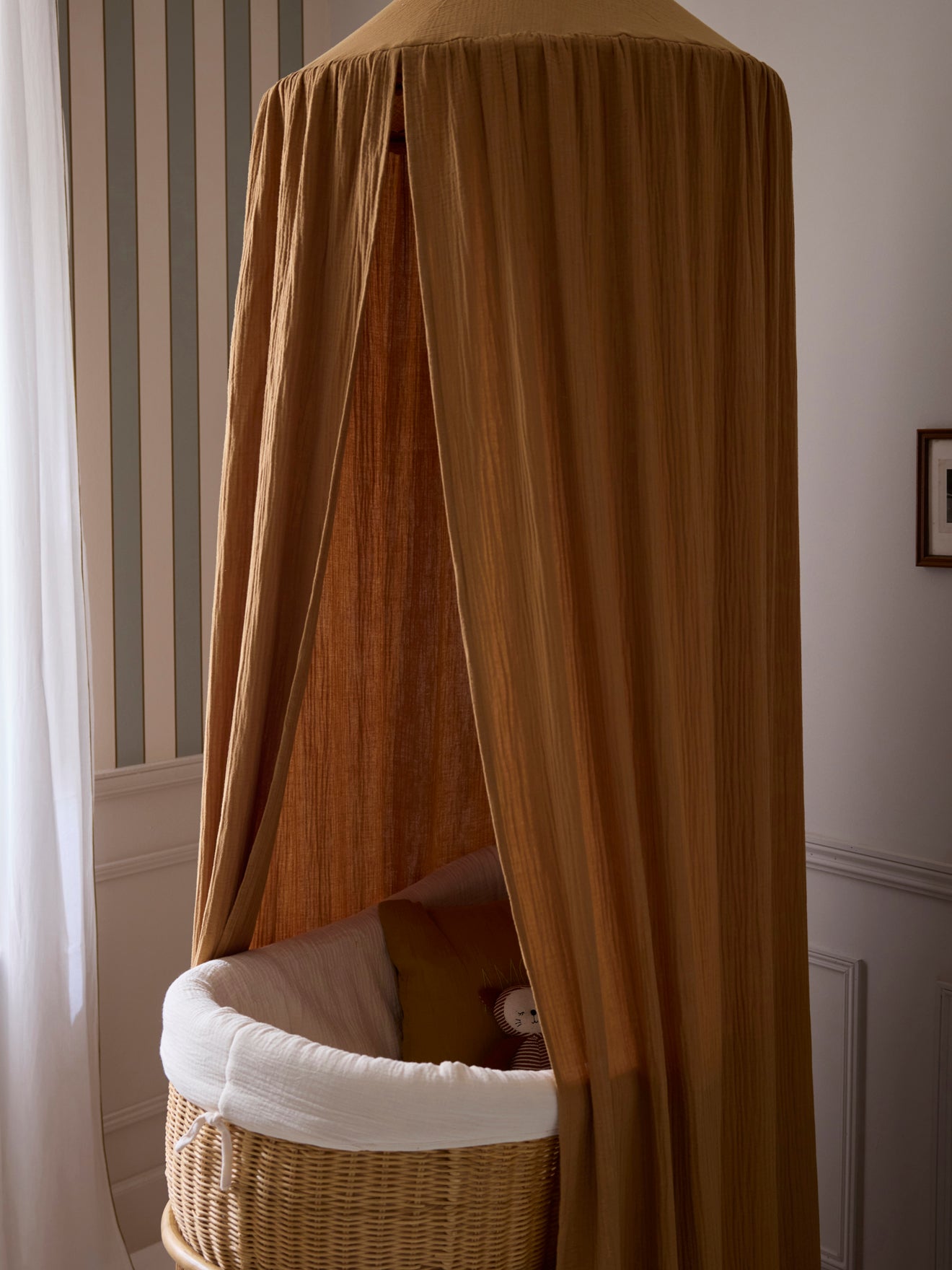 Himmelbett-Vorhang aus Baumwoll-Gaze