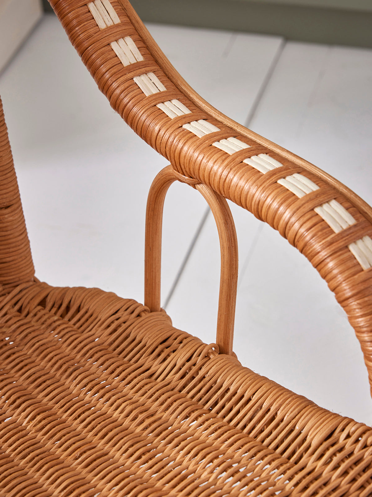 Fauteuil enfant en rotin Marceau