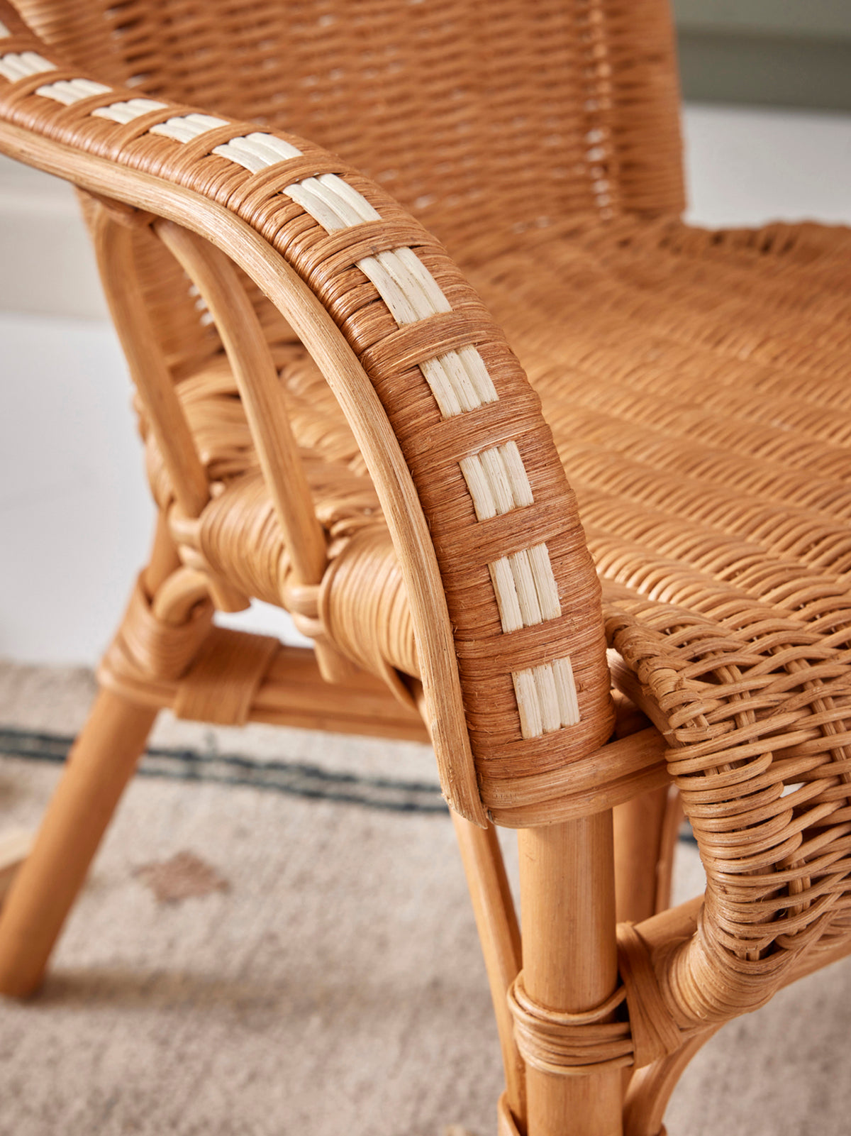 Fauteuil enfant en rotin Marceau