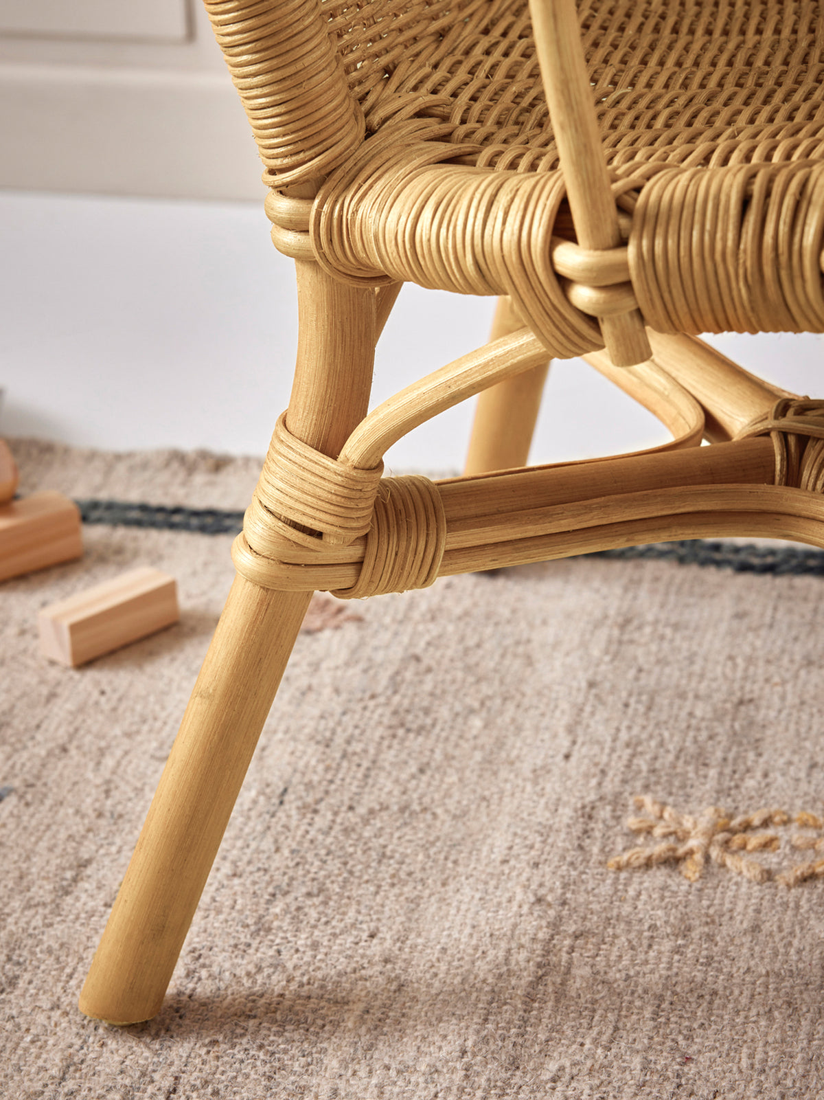 Fauteuil enfant en rotin Marceau