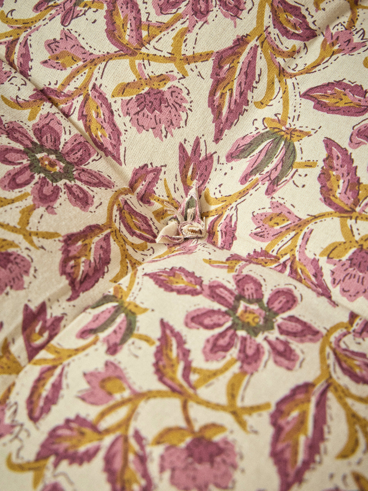 Matelas déco en tissu indien