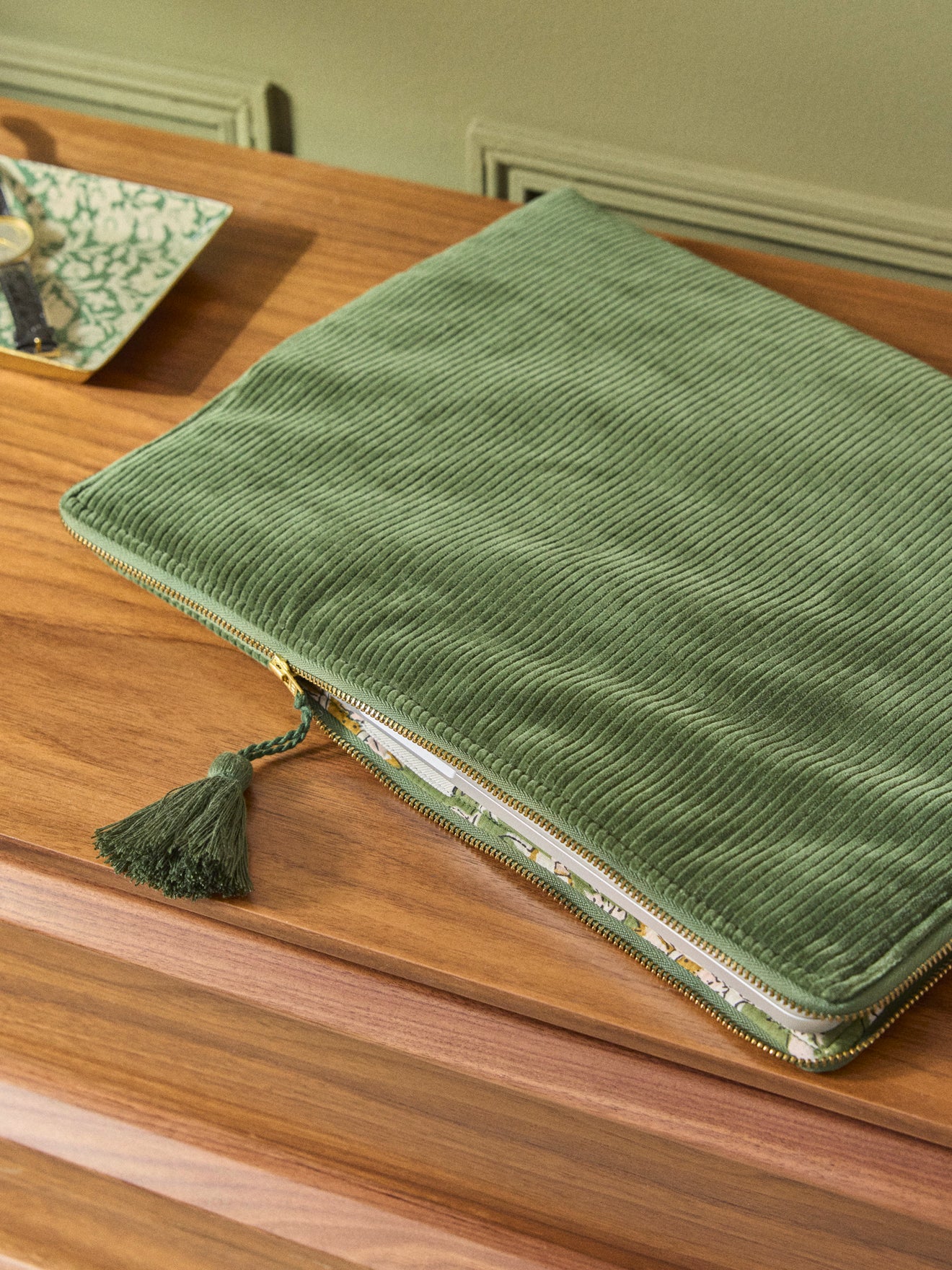 Laptoptasche aus Corduroy