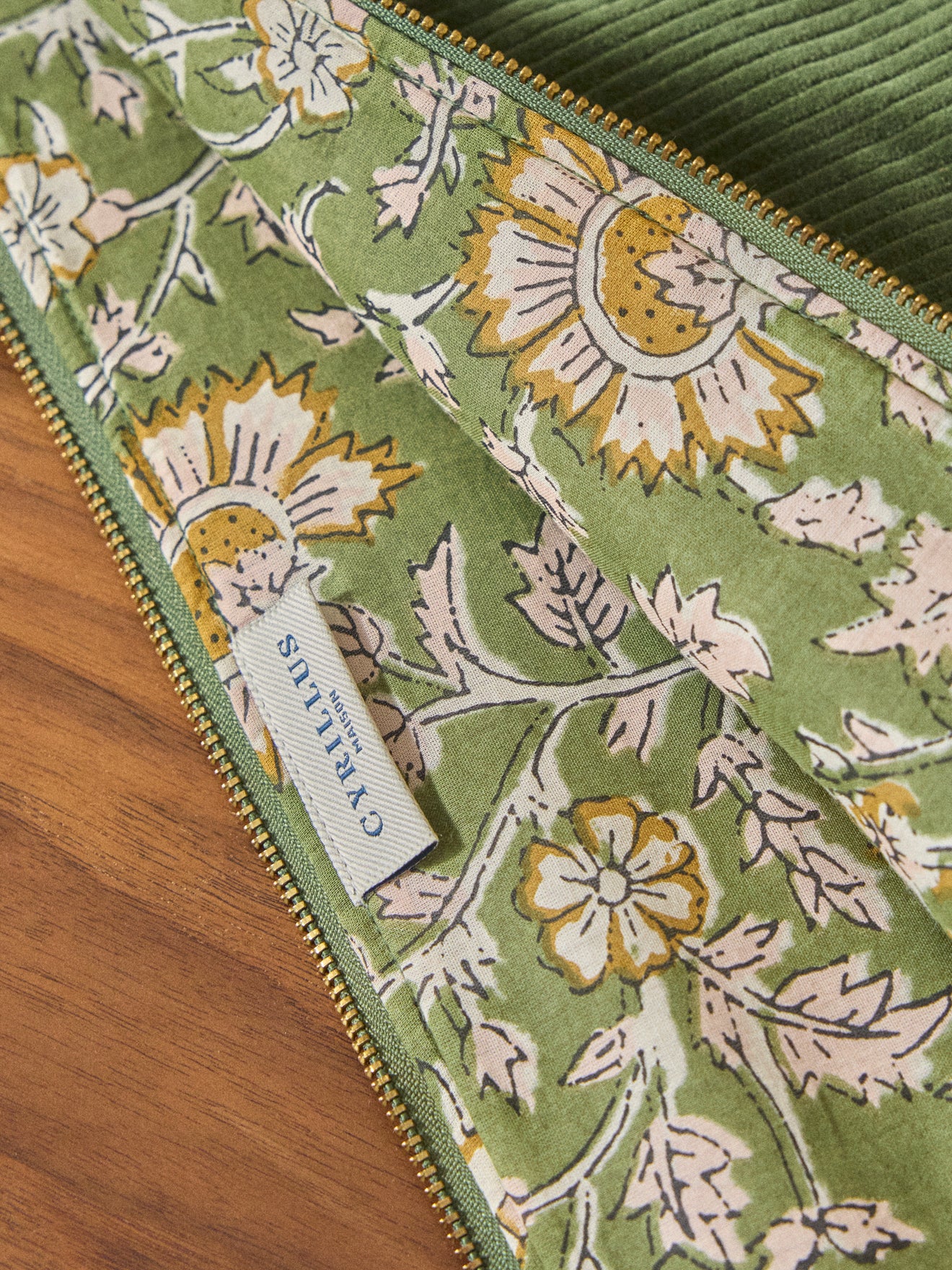 Laptoptasche aus Corduroy