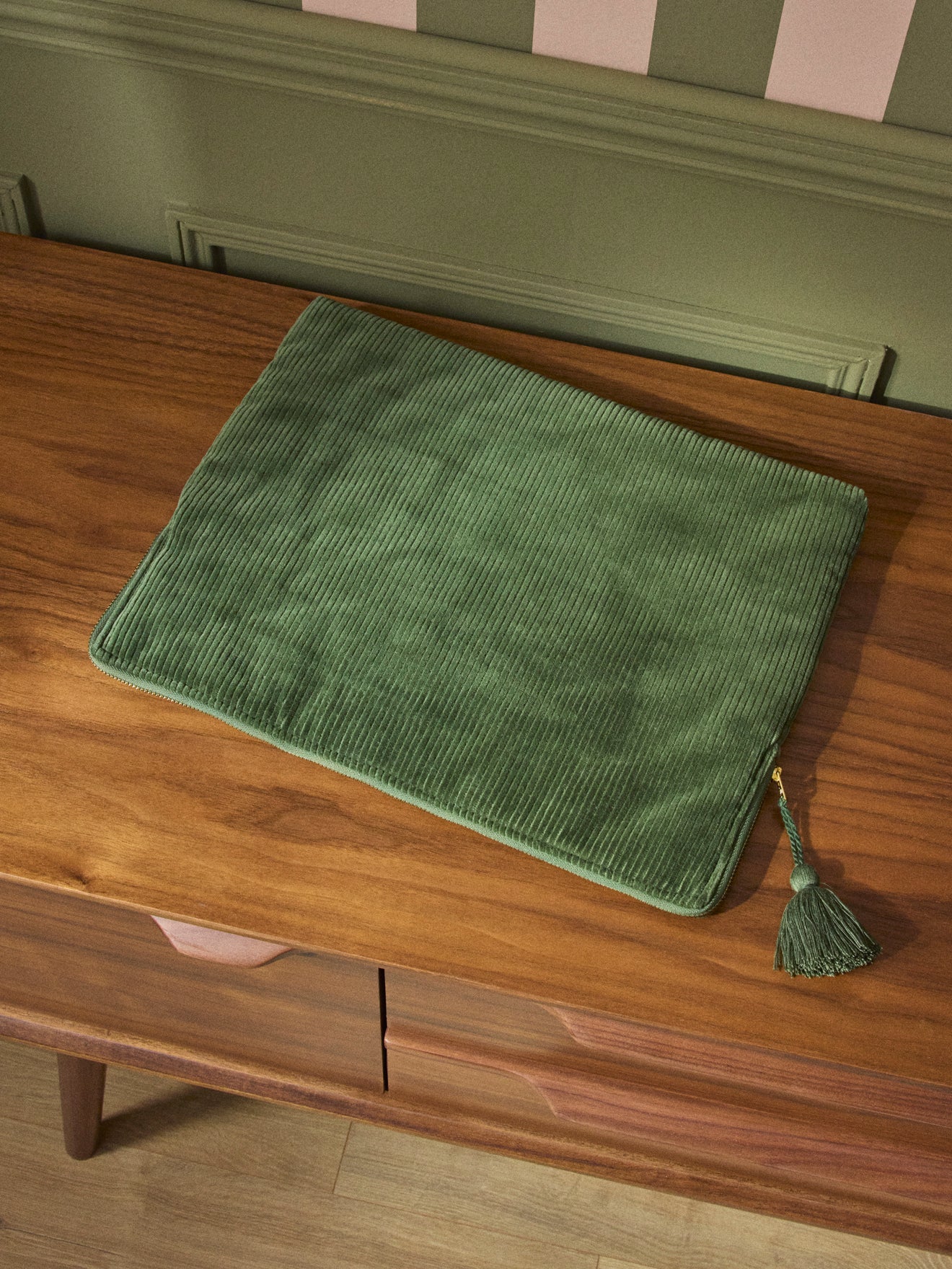 Laptoptasche aus Corduroy