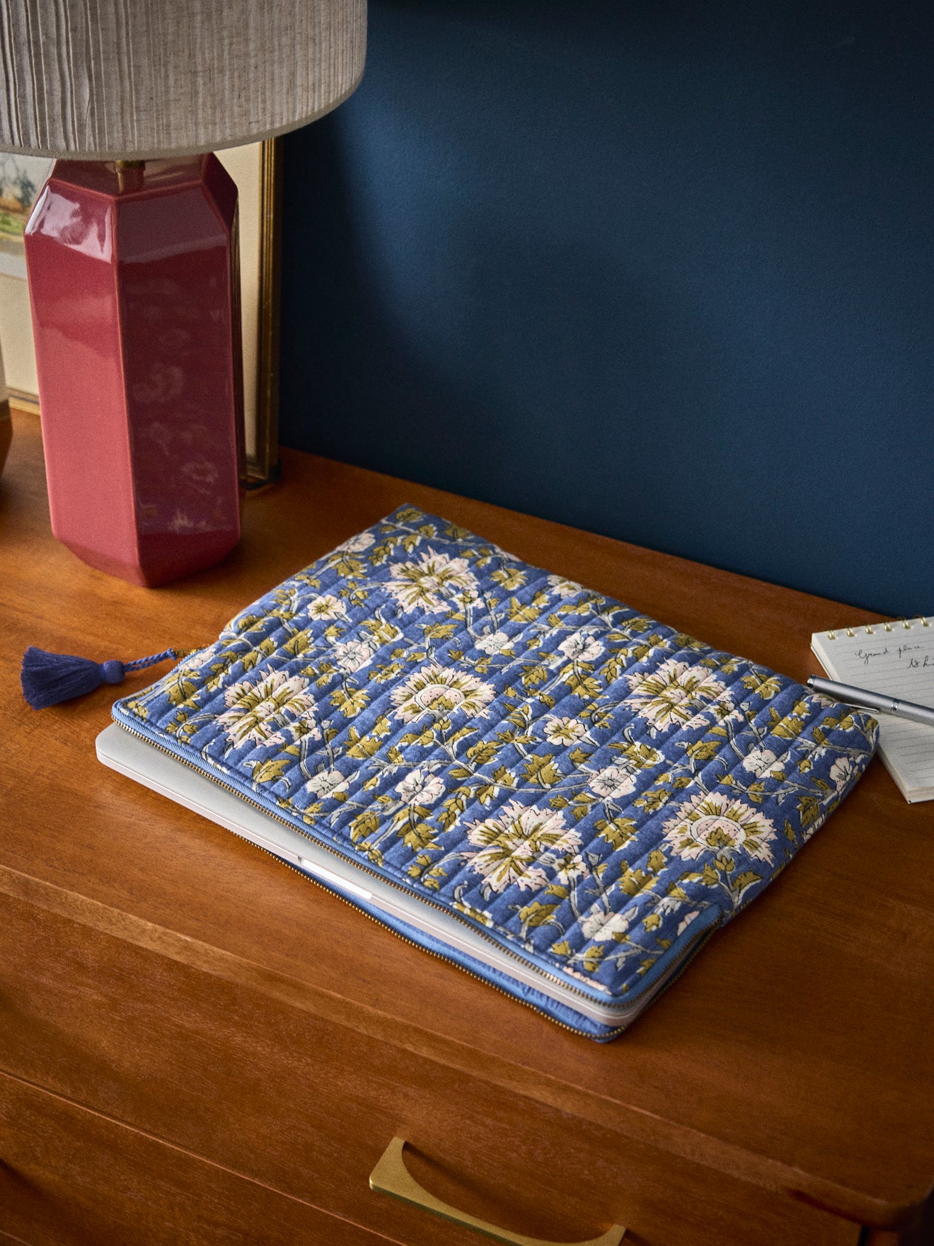 Indisches Stoff-Computerhülle