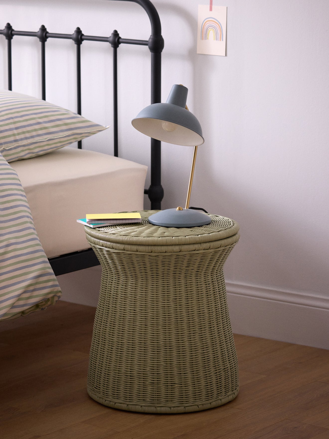 Tabouret en rotin Emile