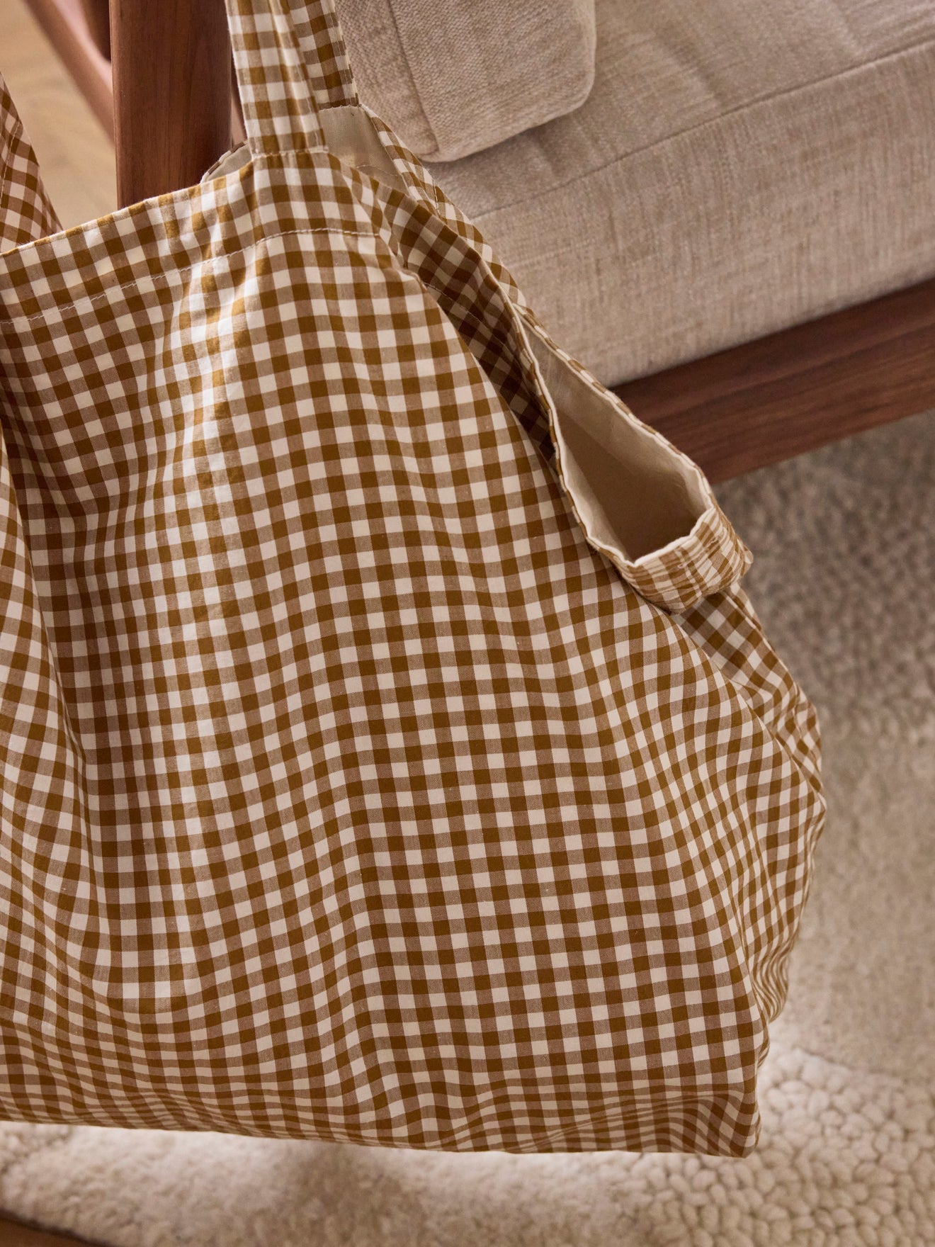 Tragetasche - Vichy-Print