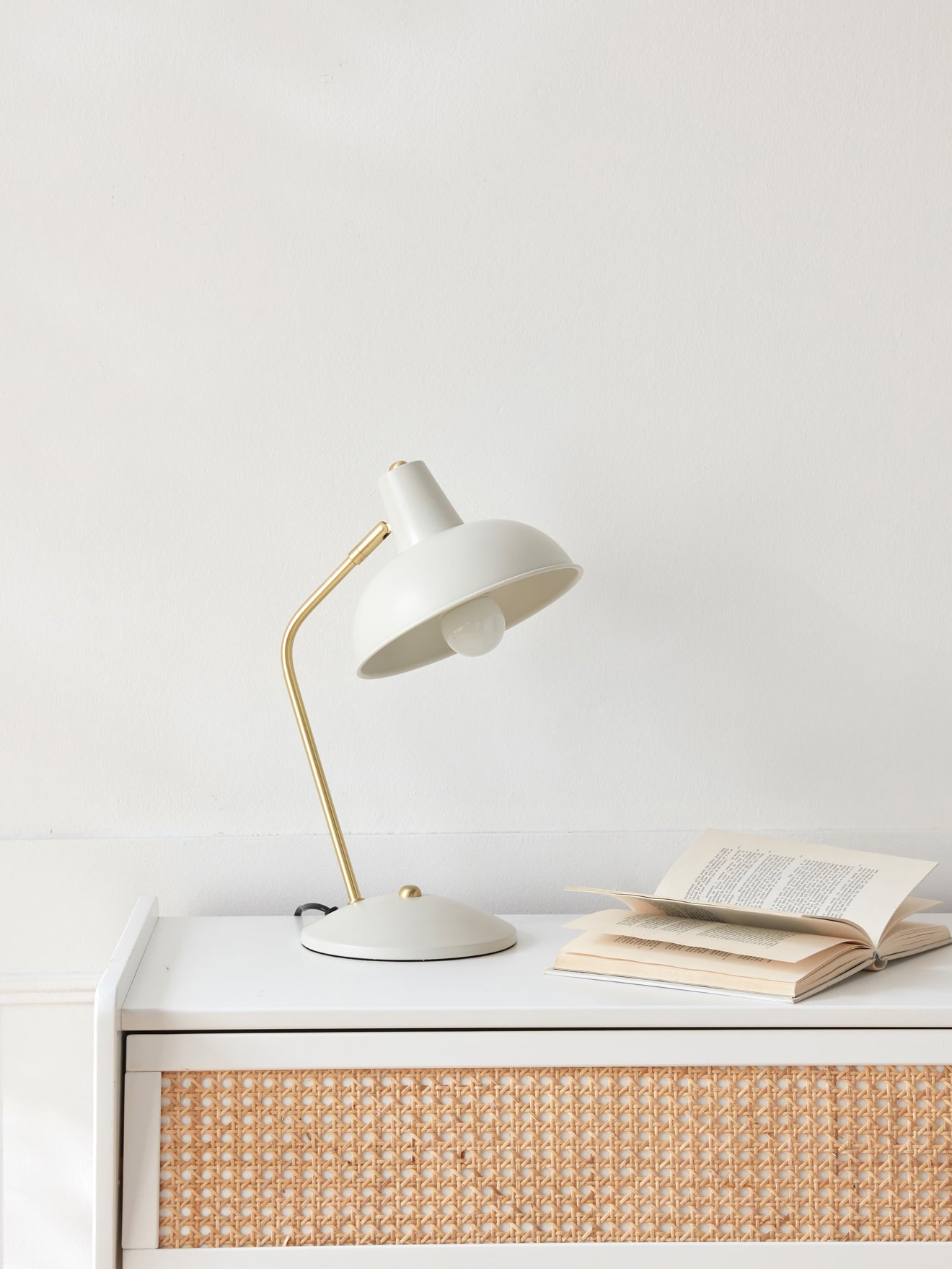 Lampe im Retro-Stil