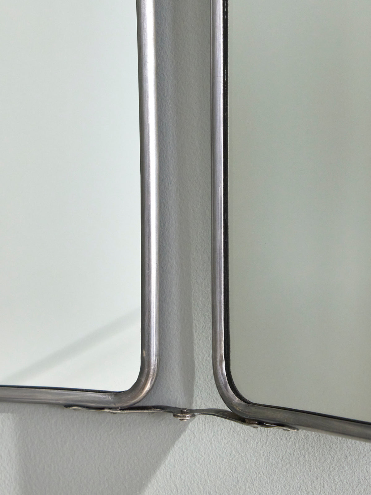 Miroir barbier triptyque