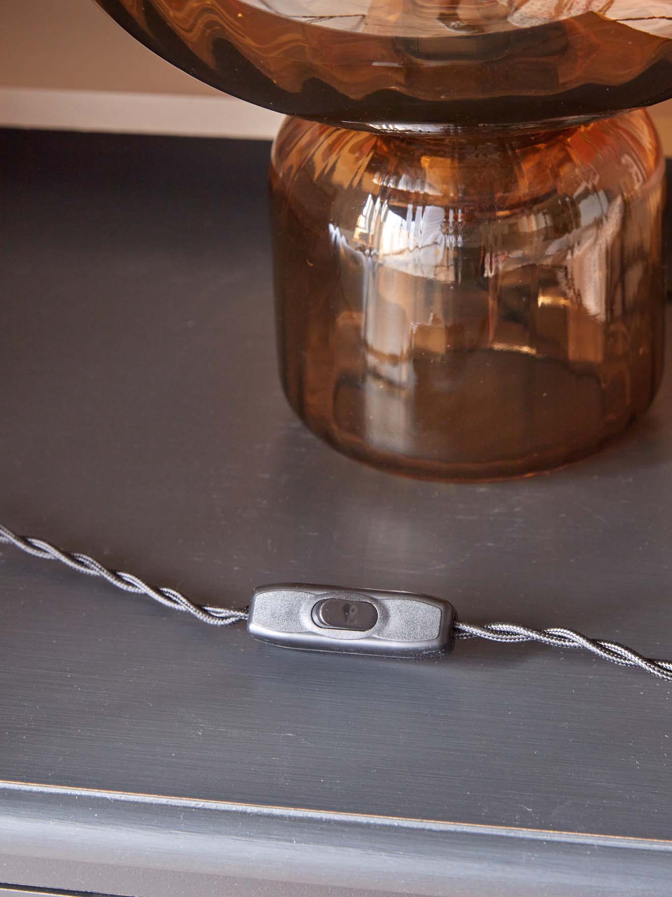 Lampe aus geschliffenem Glas « Martin »